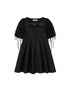 DIDDI MODA Midnight Sparkle Punk French Bubble Sleeve Dress
