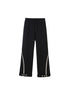 DIDDI MODA Colorblock Relaxed Jogger Pants With Adjustable Hem High Waist