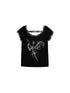 Ariadna S Vintage Punk Print Bronze Sleeveless Tee