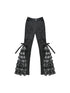 WSW WUSHENWU Grid Lace Punk Trousers Sweet Cool Asian Fit