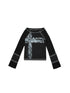 Ariadna Punk Rock Print Elastic High Waist Women Pants