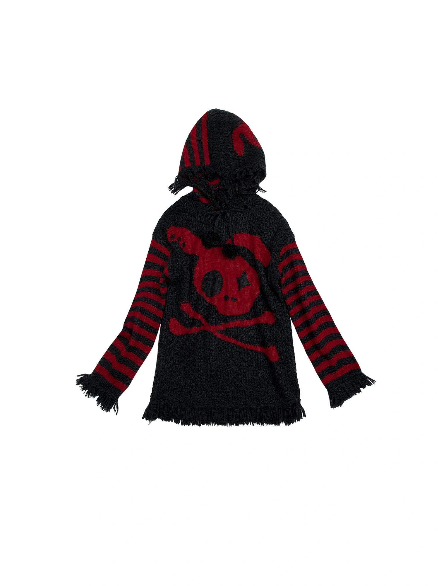 Punk Y2K Rebel Skull Rabbit Hooded Sweatshirt