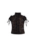 Ariana Slim Leopard Print Punk Shirt