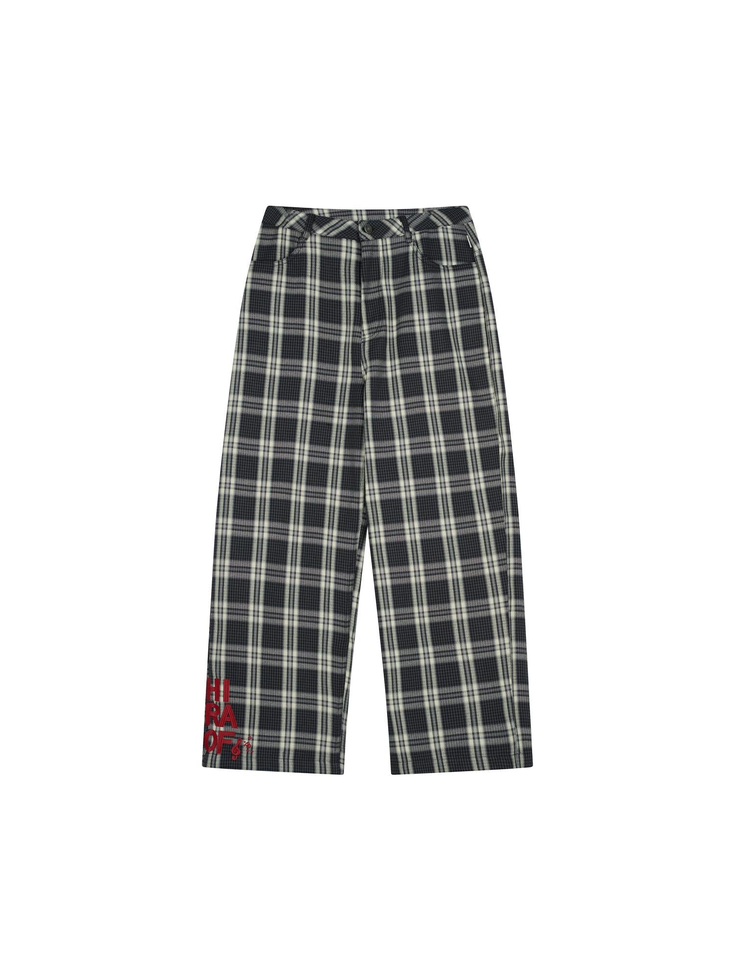 Achihara Trendy Mosaic Print Pants For Women Fashion Trousers