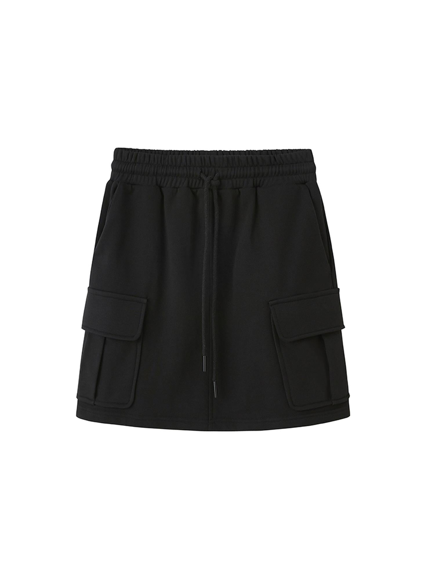 DIDDI MODA Retro Sporty Hoodie Skirt Set