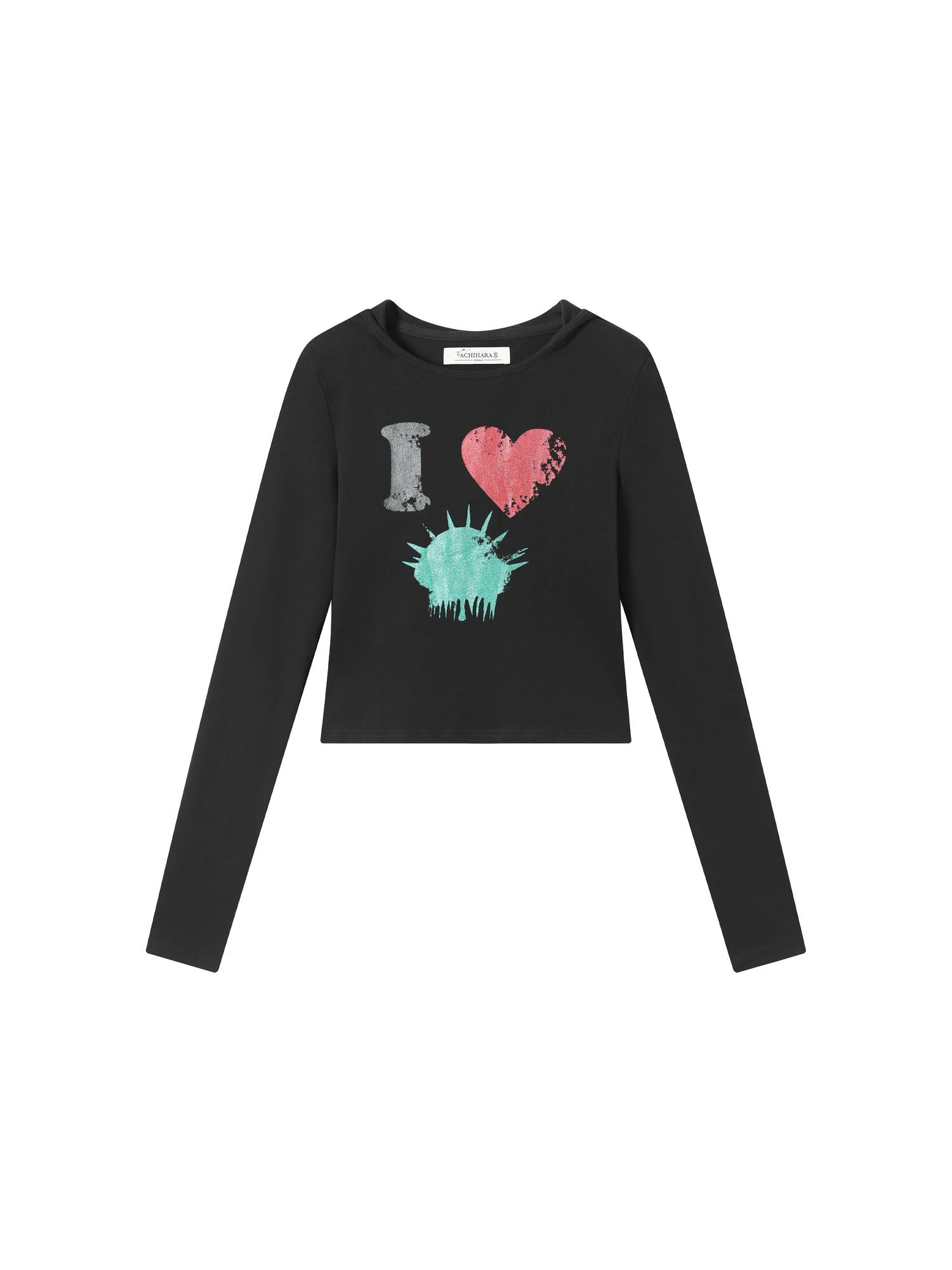 Achihara I Love Jellyfish Slim Fit Tee