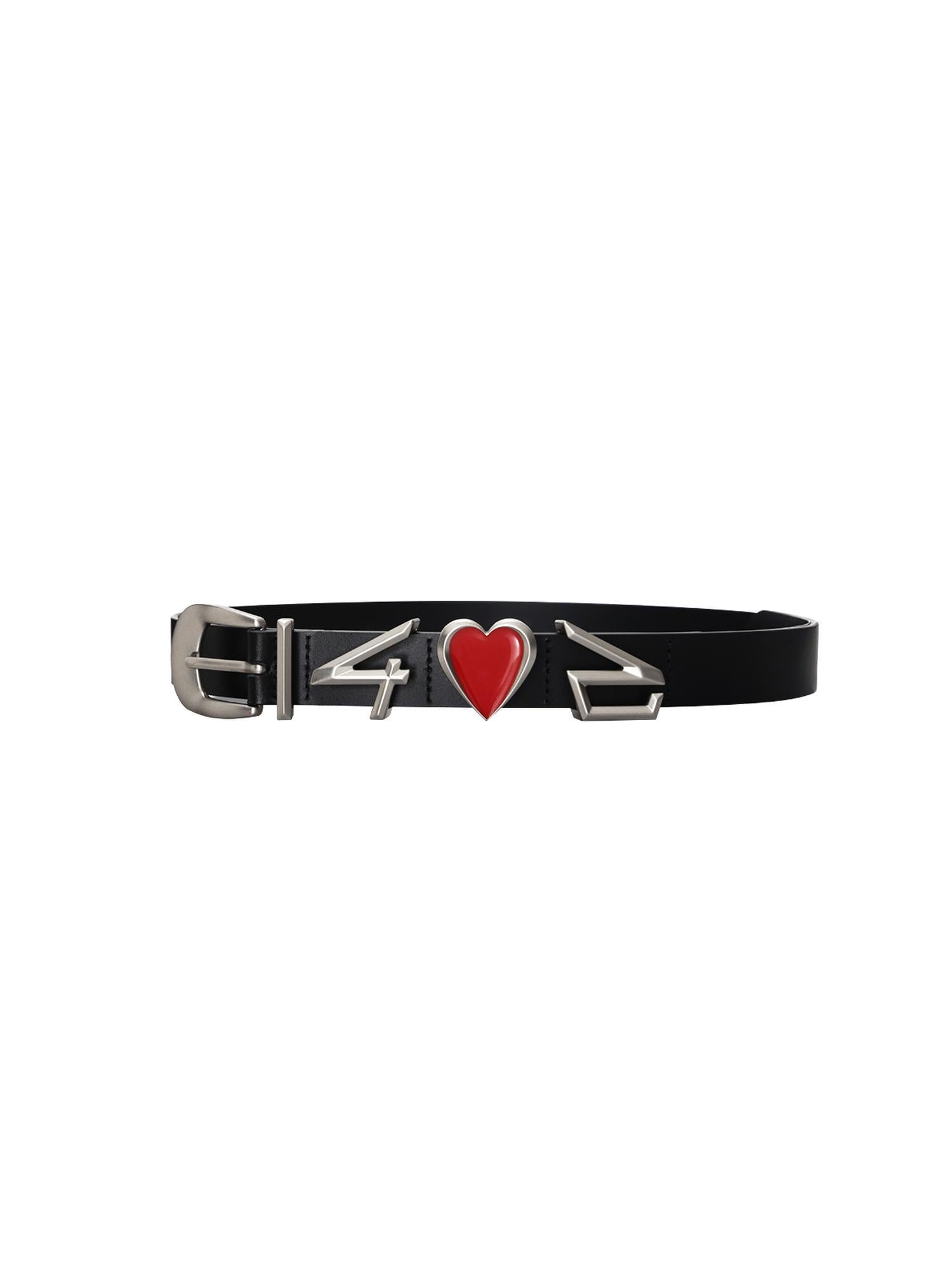 Peoplesense Vintage Silver Tree Leather Care Belt