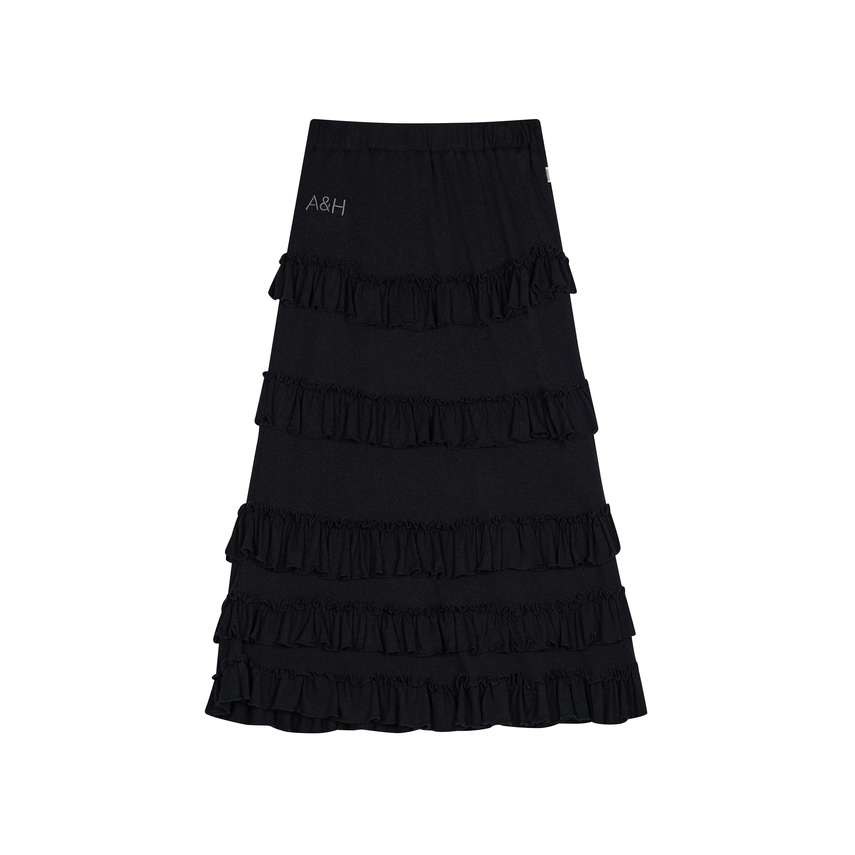 Achihara Summer A-Line Pleated Midi Skirt Dresses
