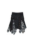Ariadna Punk Rock Vintage Asymmetrical Leather Mini Skirt