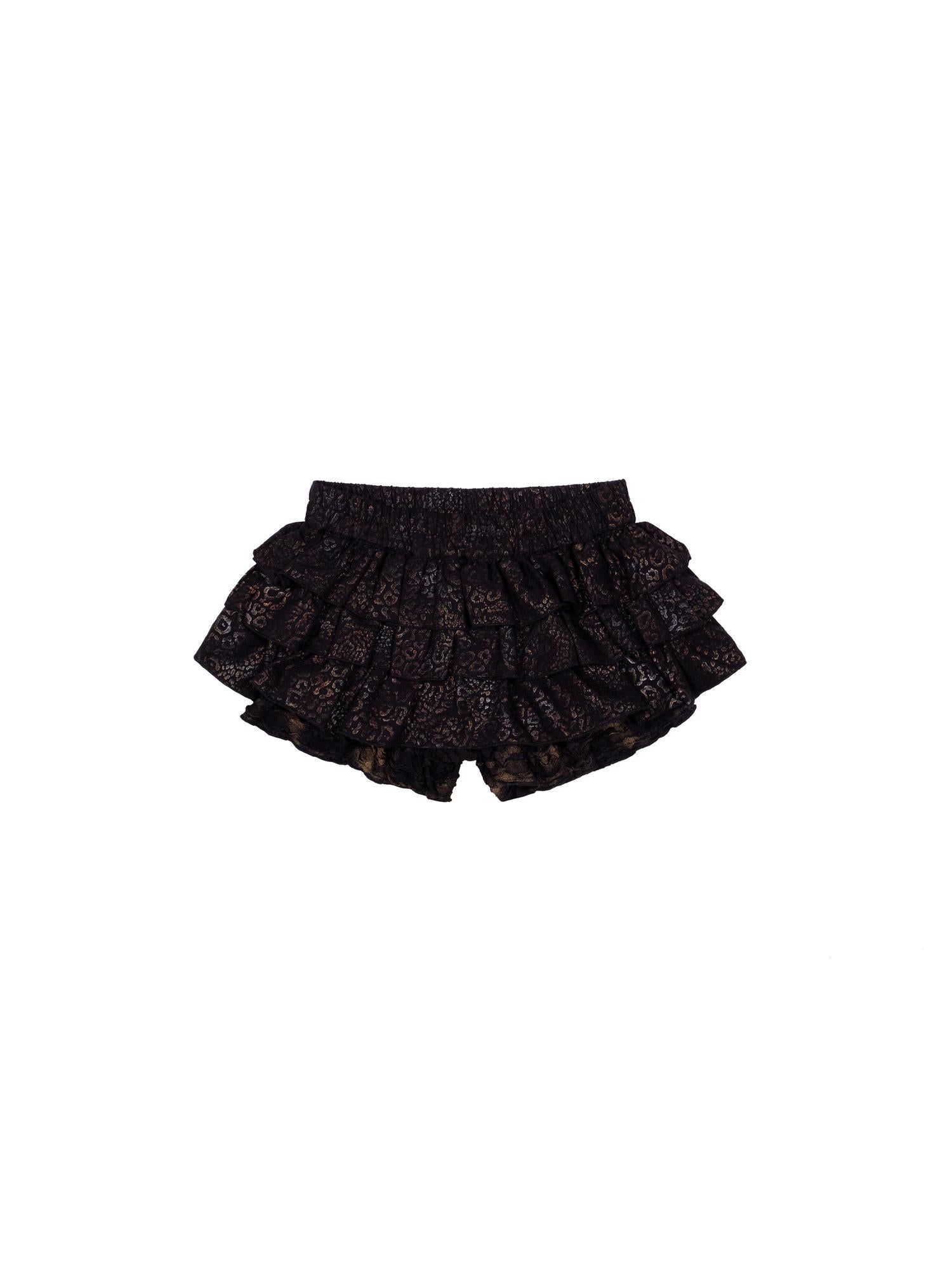 ARIADNAw Ariana S Leopard Punk Mini Skort Low Waist Harajuku Style