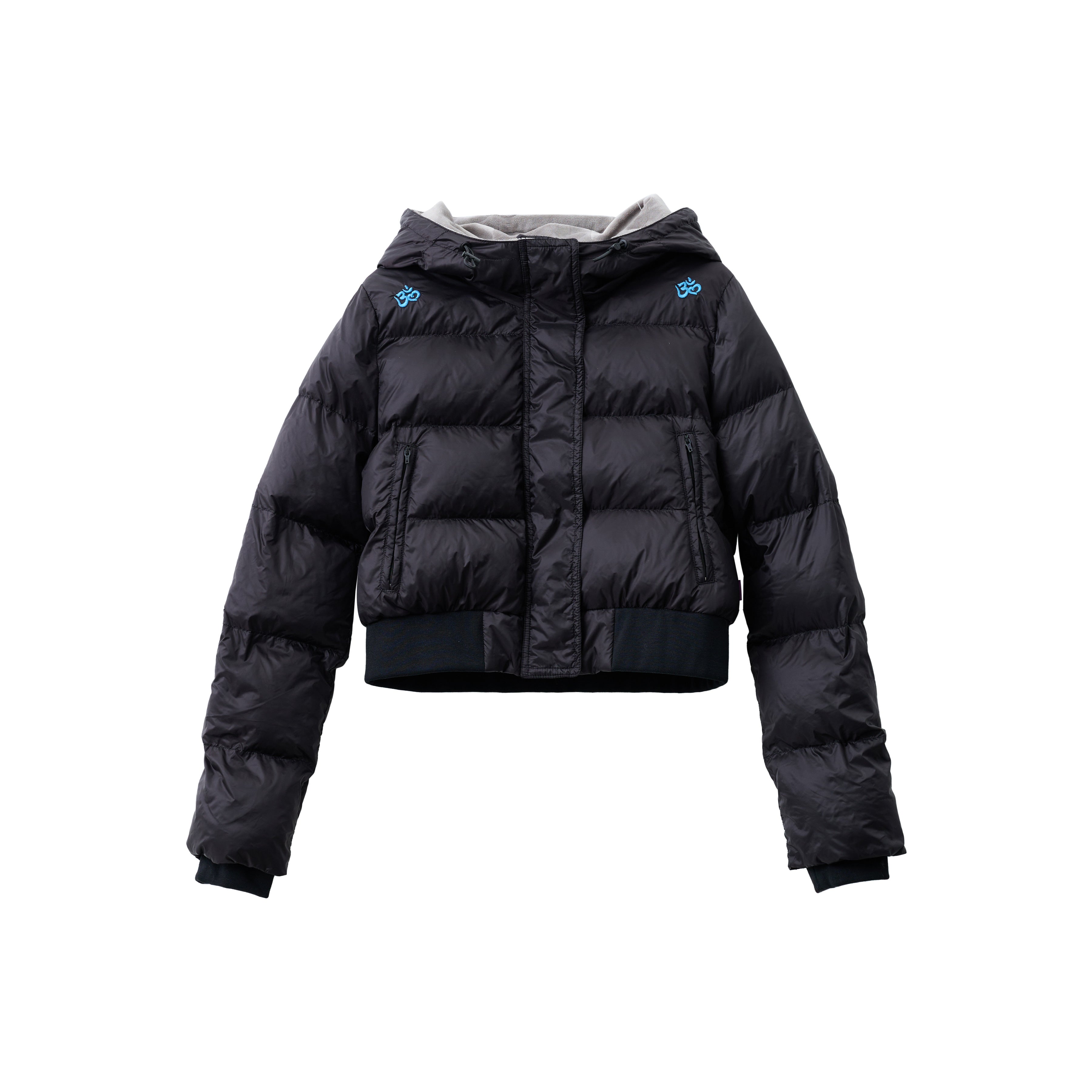 Achihara 2025 Short Black Winter Jacket Om Puffer Coat Women