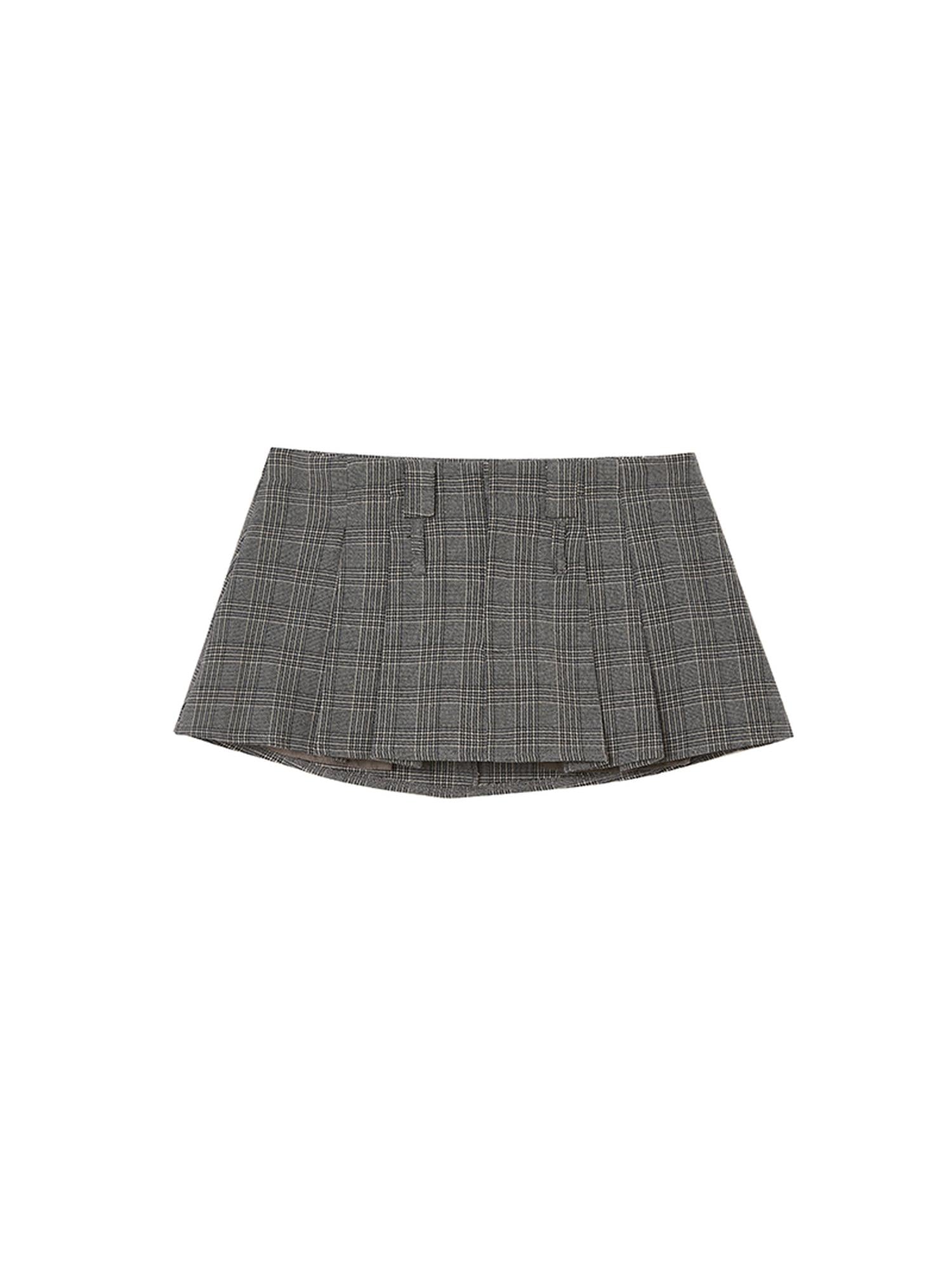 A-Line Mini Skirt For Women American High School Style Skirts