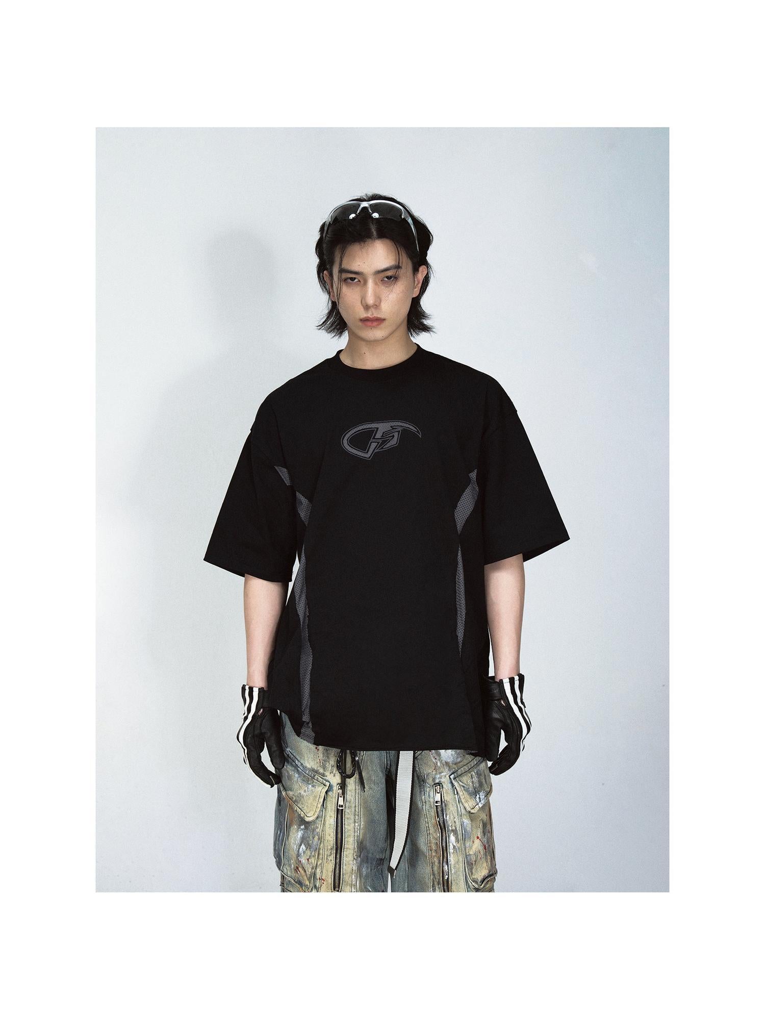 Peoplesense Vintage Stitch Detailed Unisex Washed Tee Loose Fit Cotton