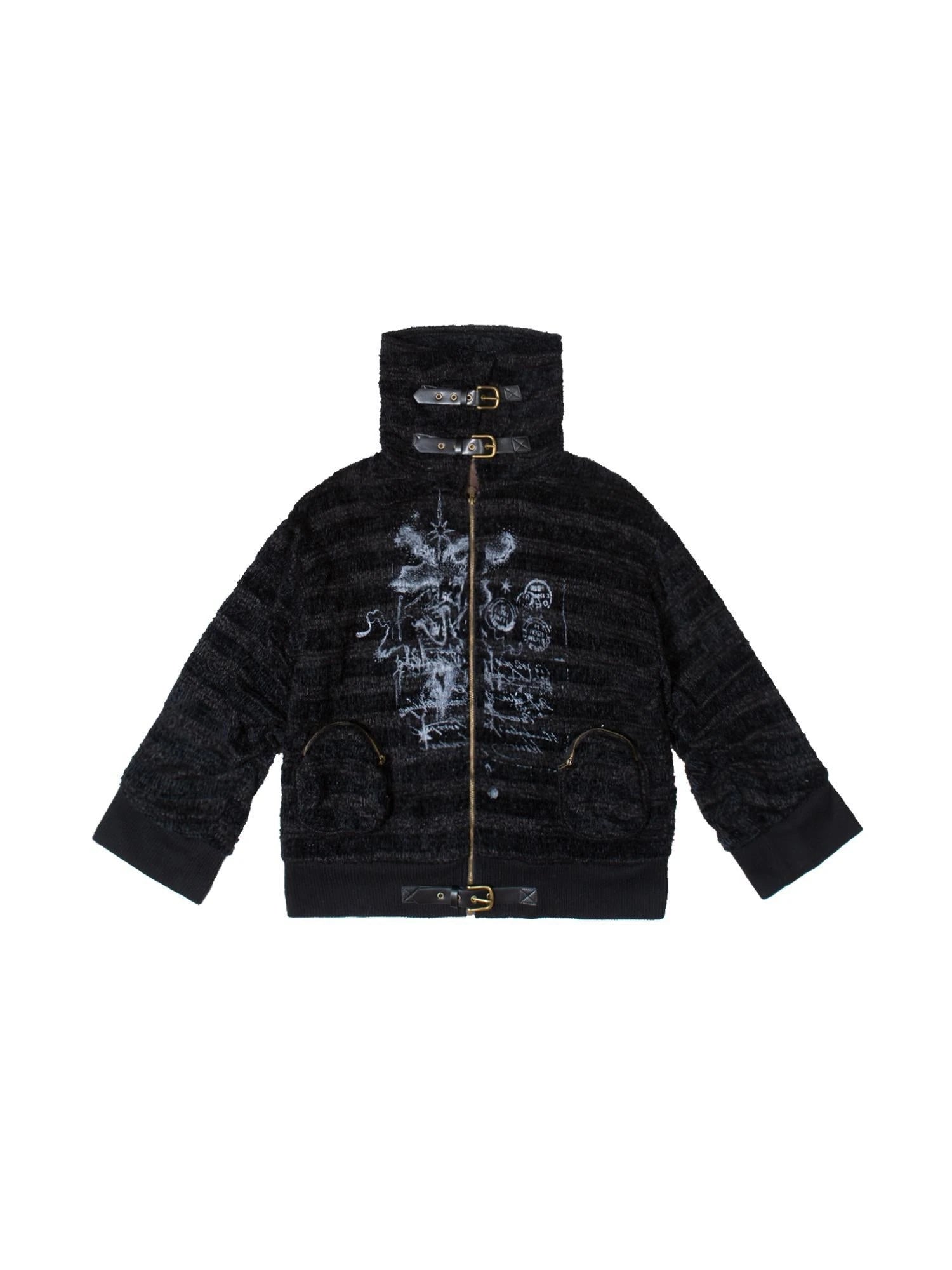 Ariadna S Punk Revival Oversized Street Sweatshirt