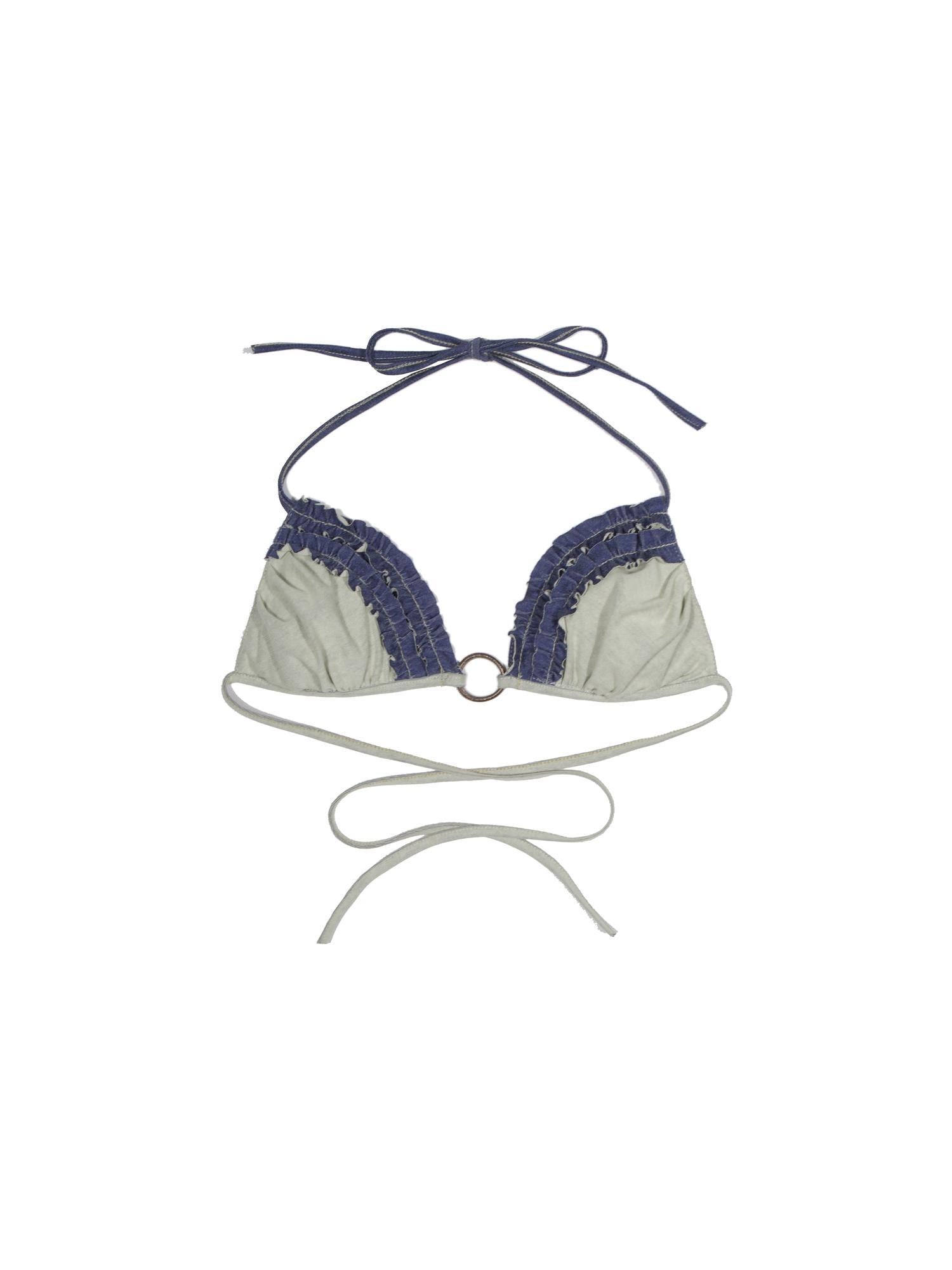 ARIADNAw Punk Crinkle Bikini Y2k Summer Edge