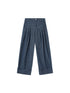 Retro Striped Corduroy Pants Relaxed Straight Leg