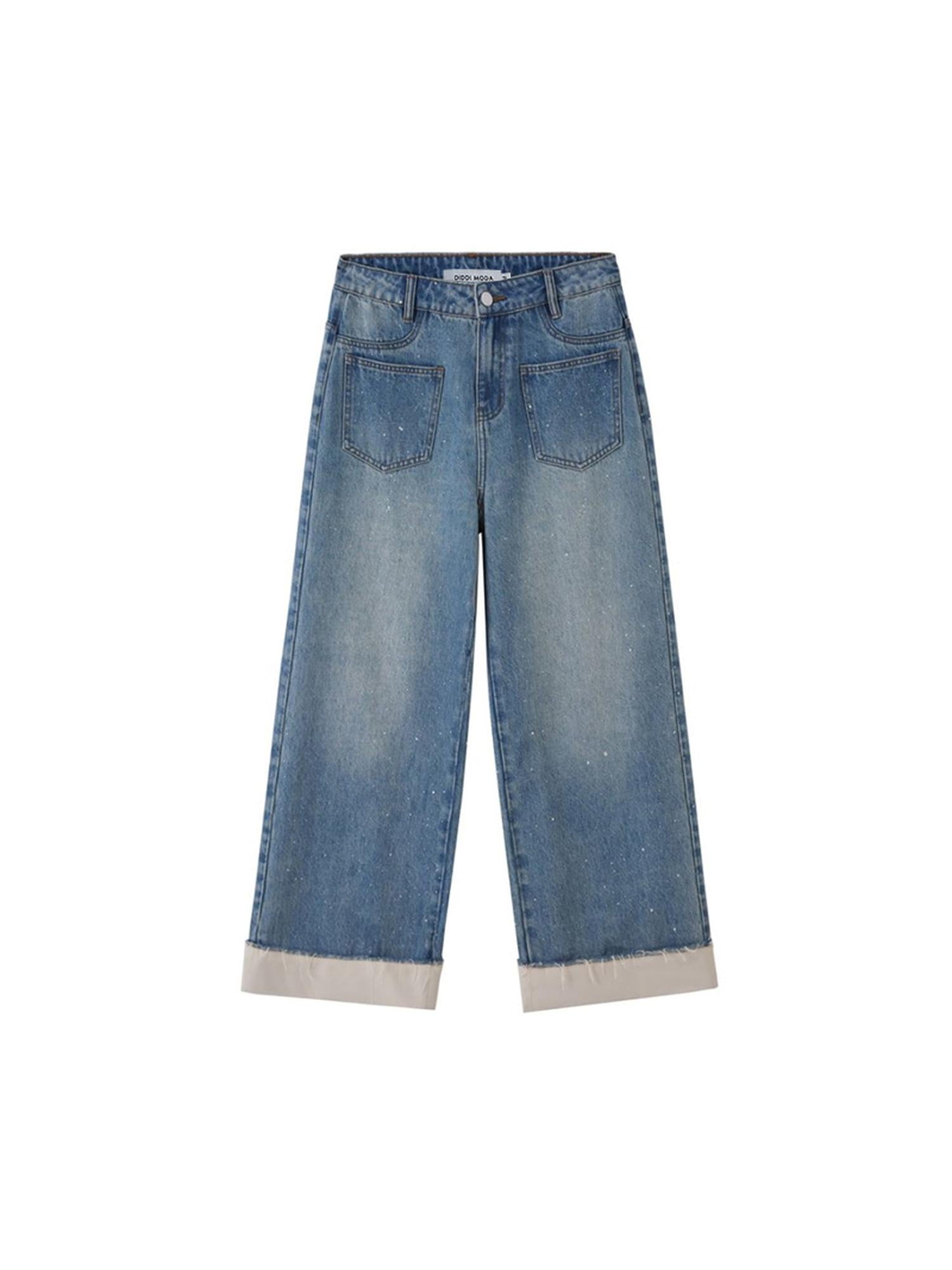 DIDDI MODA Classic Cotton Blend Tee With Slim Fit Jeans Set