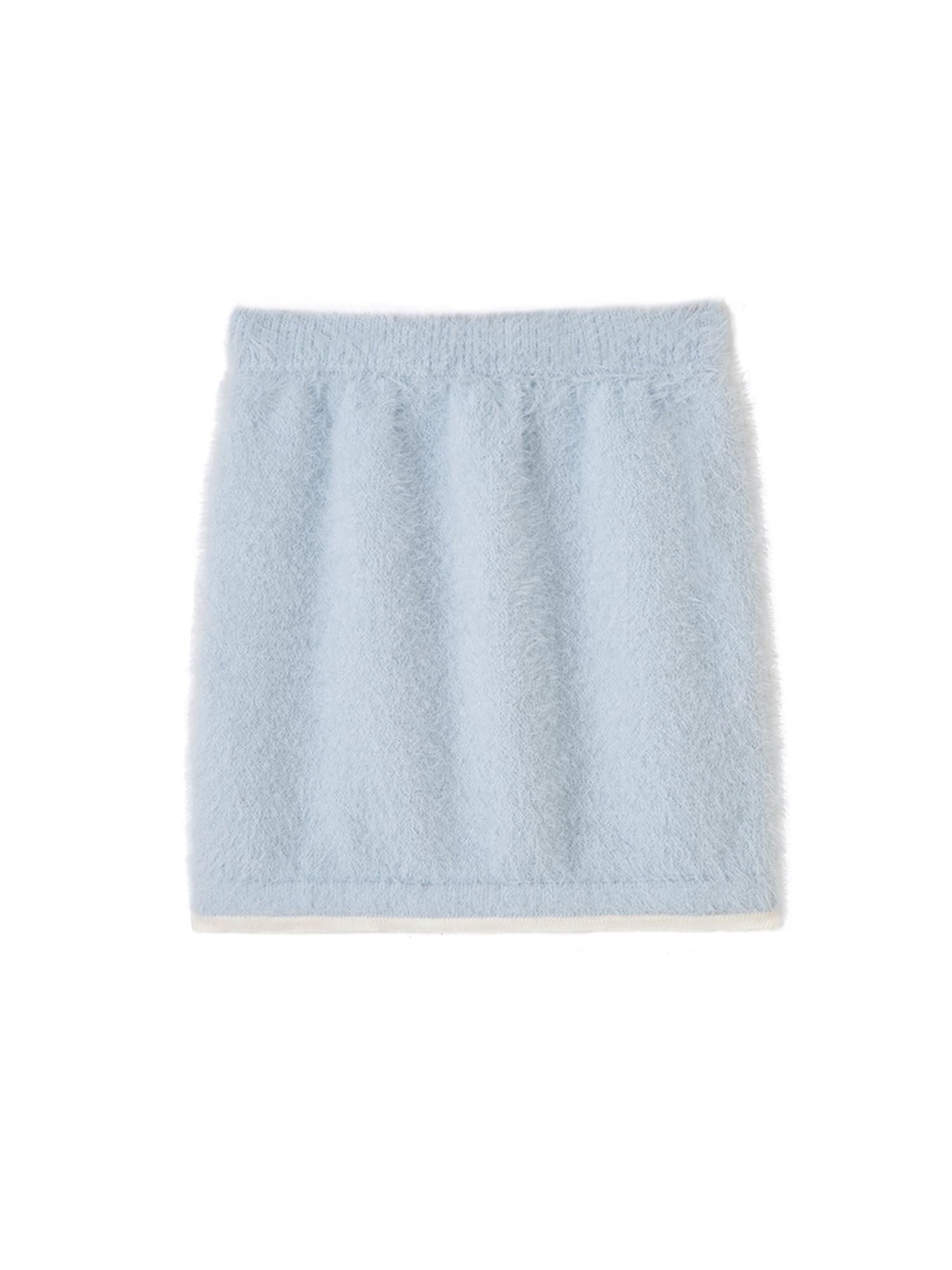DIDDI MODA Fluffy Cozy Knit Set With Lace Trim