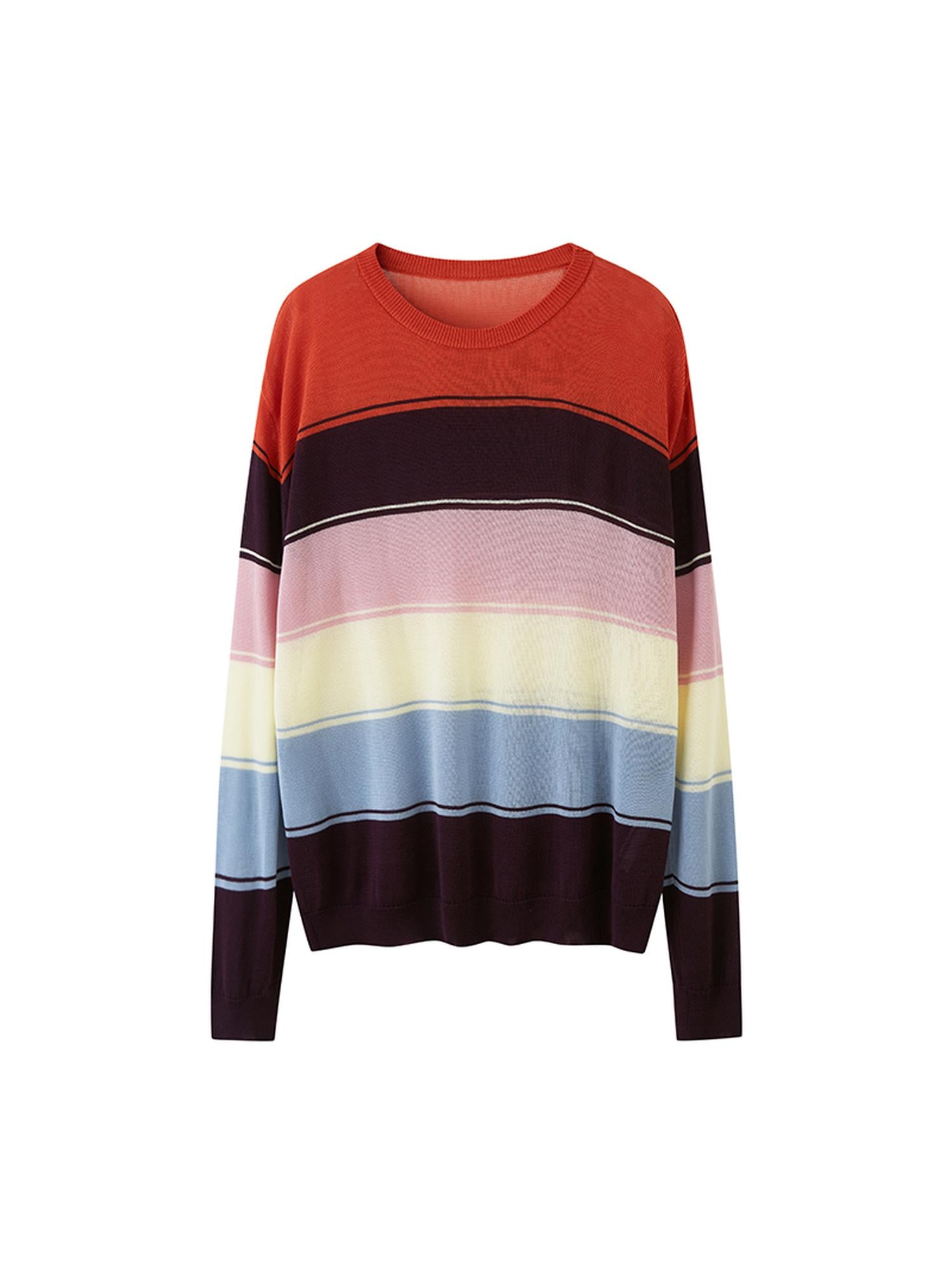 DIDDI MODA Swallow Print Tee Striped Knit Top Washed Pocket Skirt Set