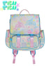 Frufru Gulu Cute Print Backpack Large Capacity Pu Laptop Bag For Travel School