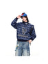 Plaid Polar Fleece Detachable Thermal Couple Oversized Sweatshirt
