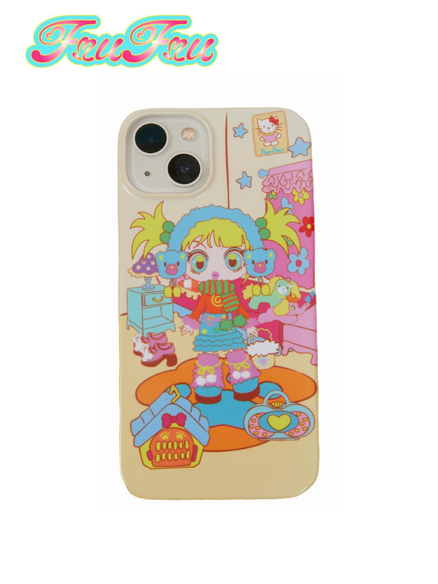 Frufru Gulu Cutie Girl Film Case Iphone Cartoon Room