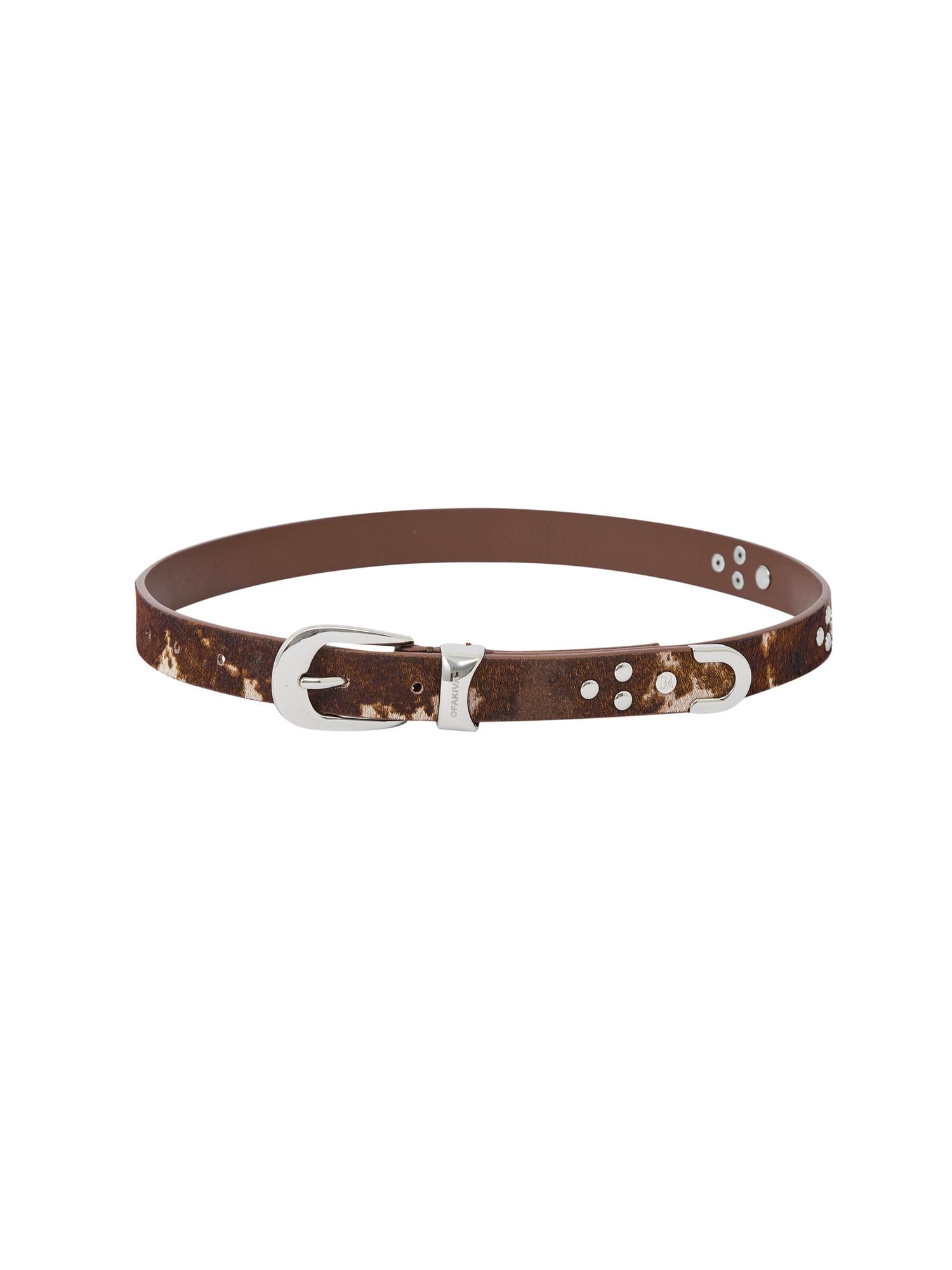 OfAkiva Horsehair Leather Belt For Men & Women | Belts
