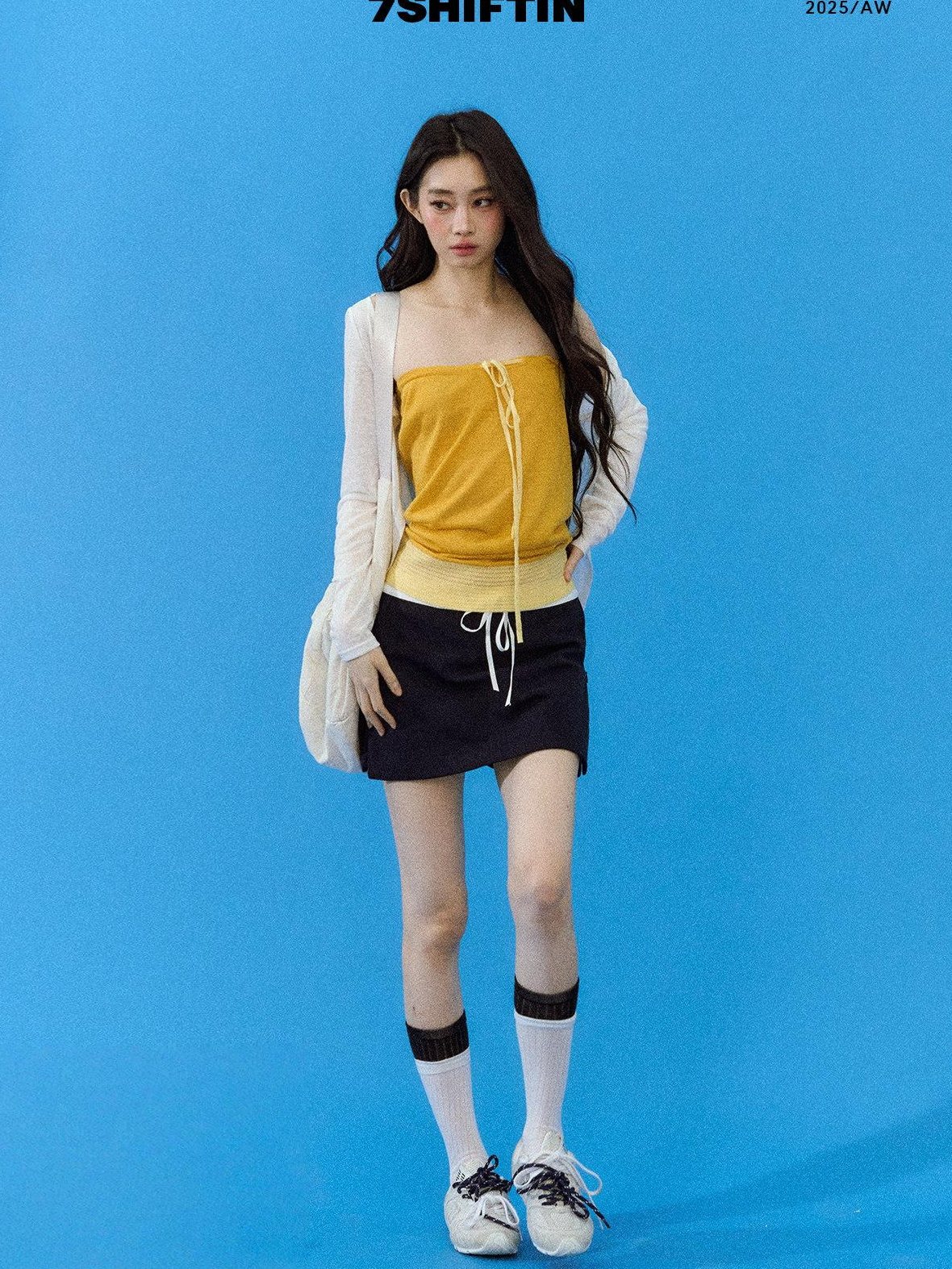 7Shiftin Asymmetric Slim Fit Cropped Versatile Solid Women Yellow Khaki Brown Tank Tops