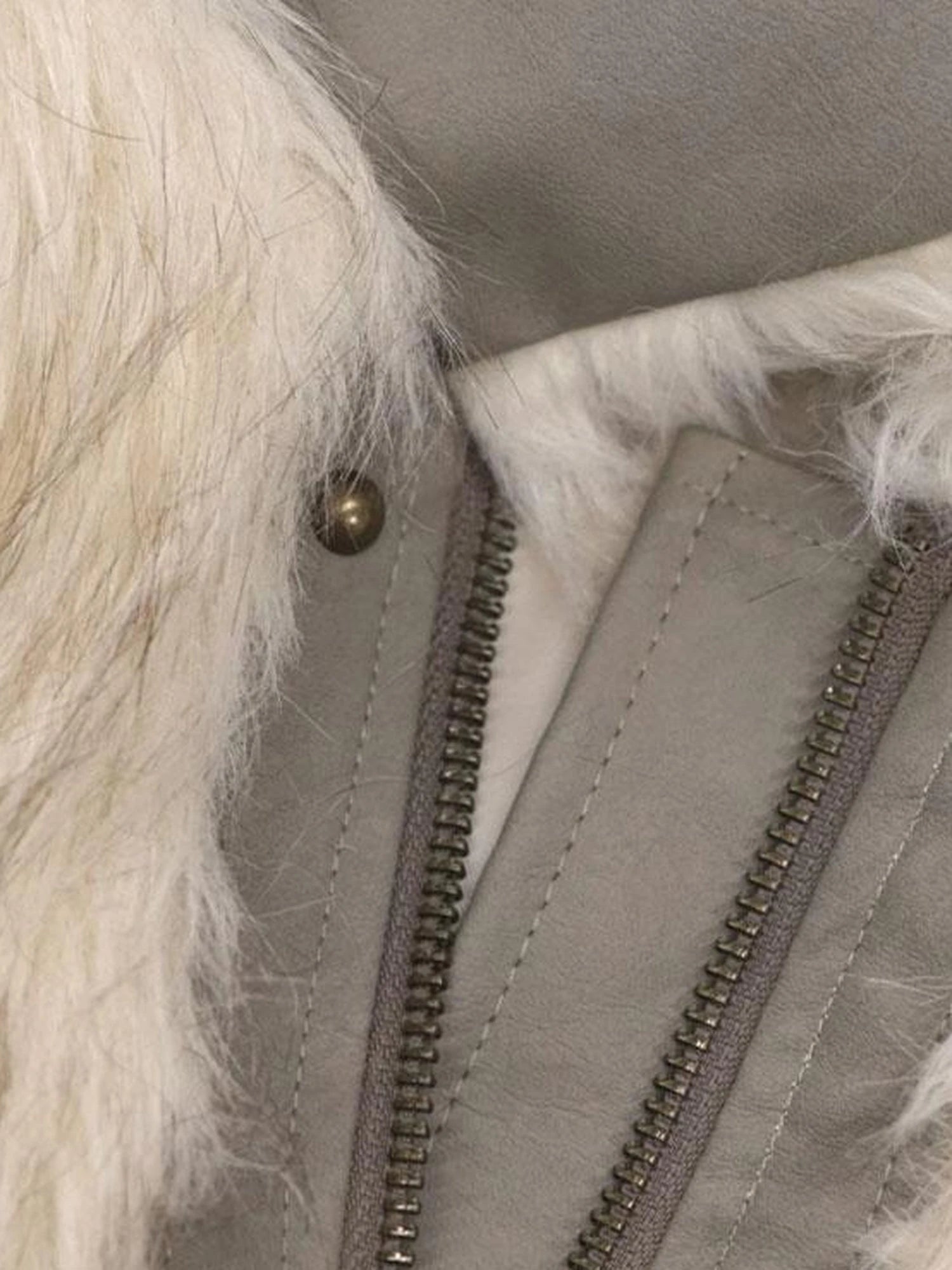 Fur Trim Detachable Hem Trench Coat