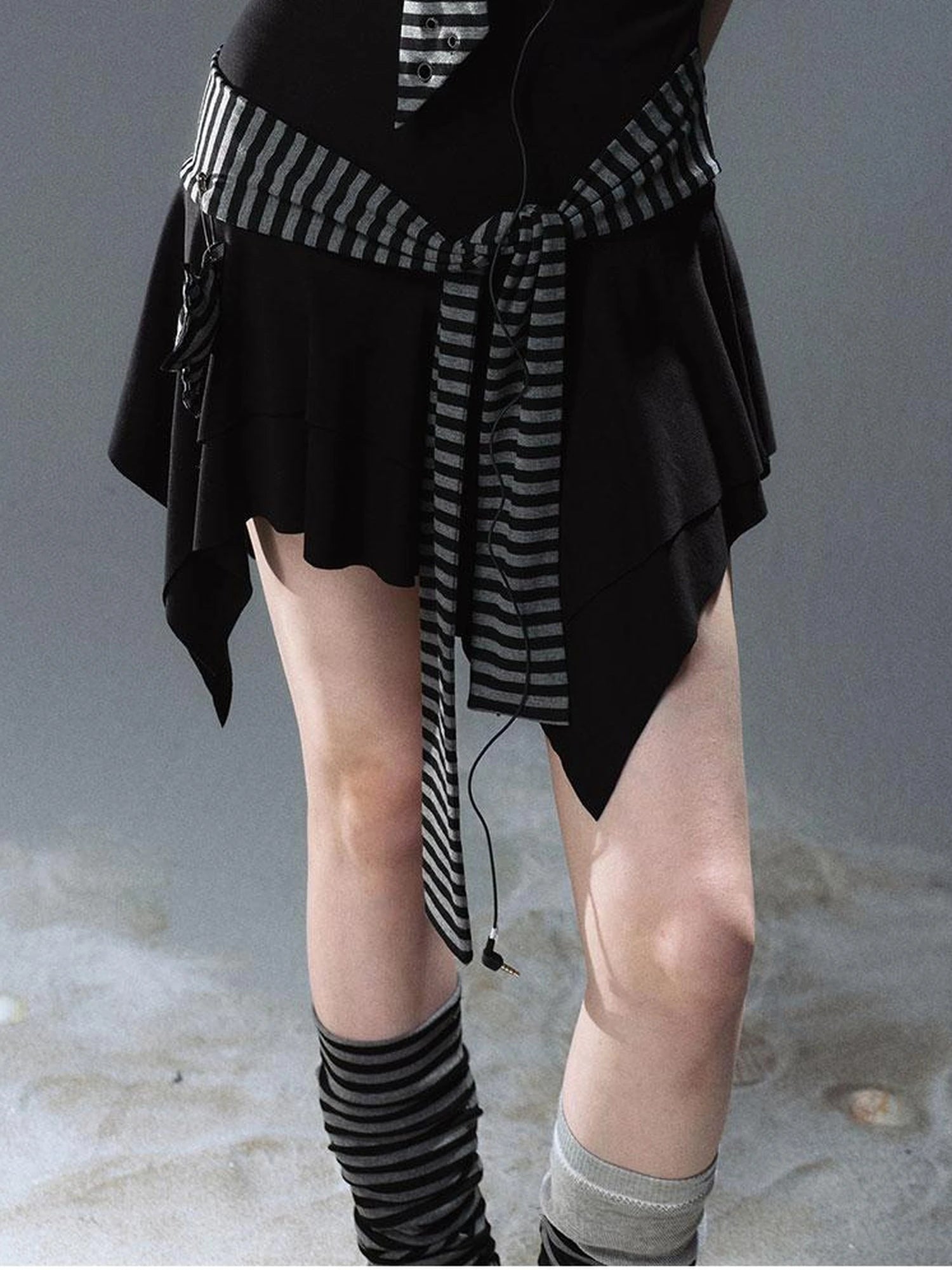 Seafarer Punk Starfish Lace Up Mini Dress