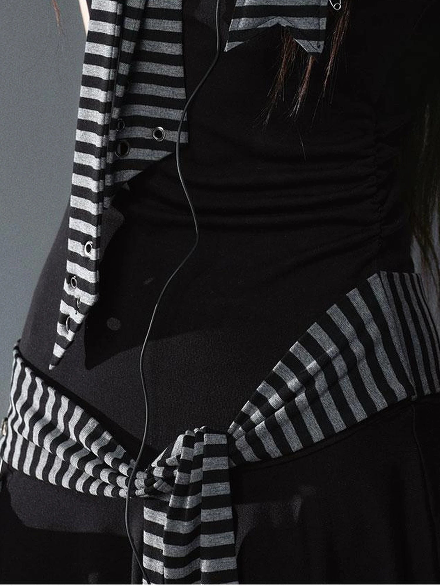 Seafarer Punk Starfish Lace Up Mini Dress