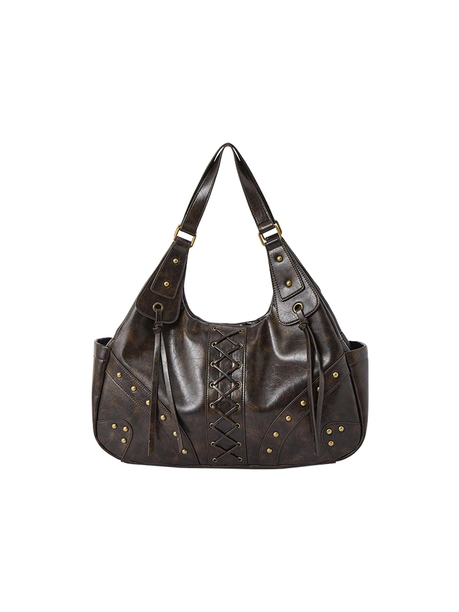 Vintage Floral Handbag For Women Large Capacity Crossbody Bag