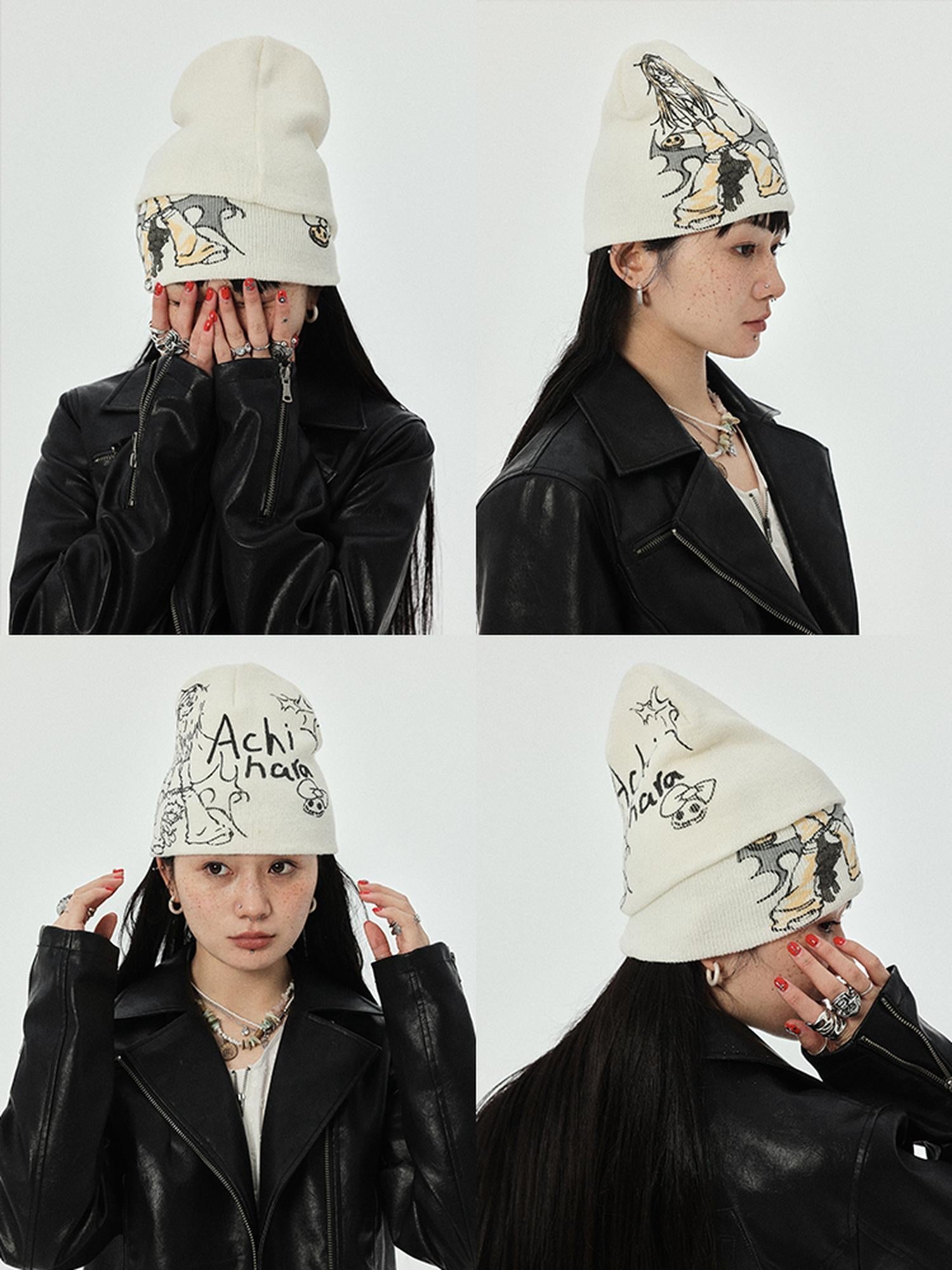 Achihara Bloom Bloom Dual Persona Beanie