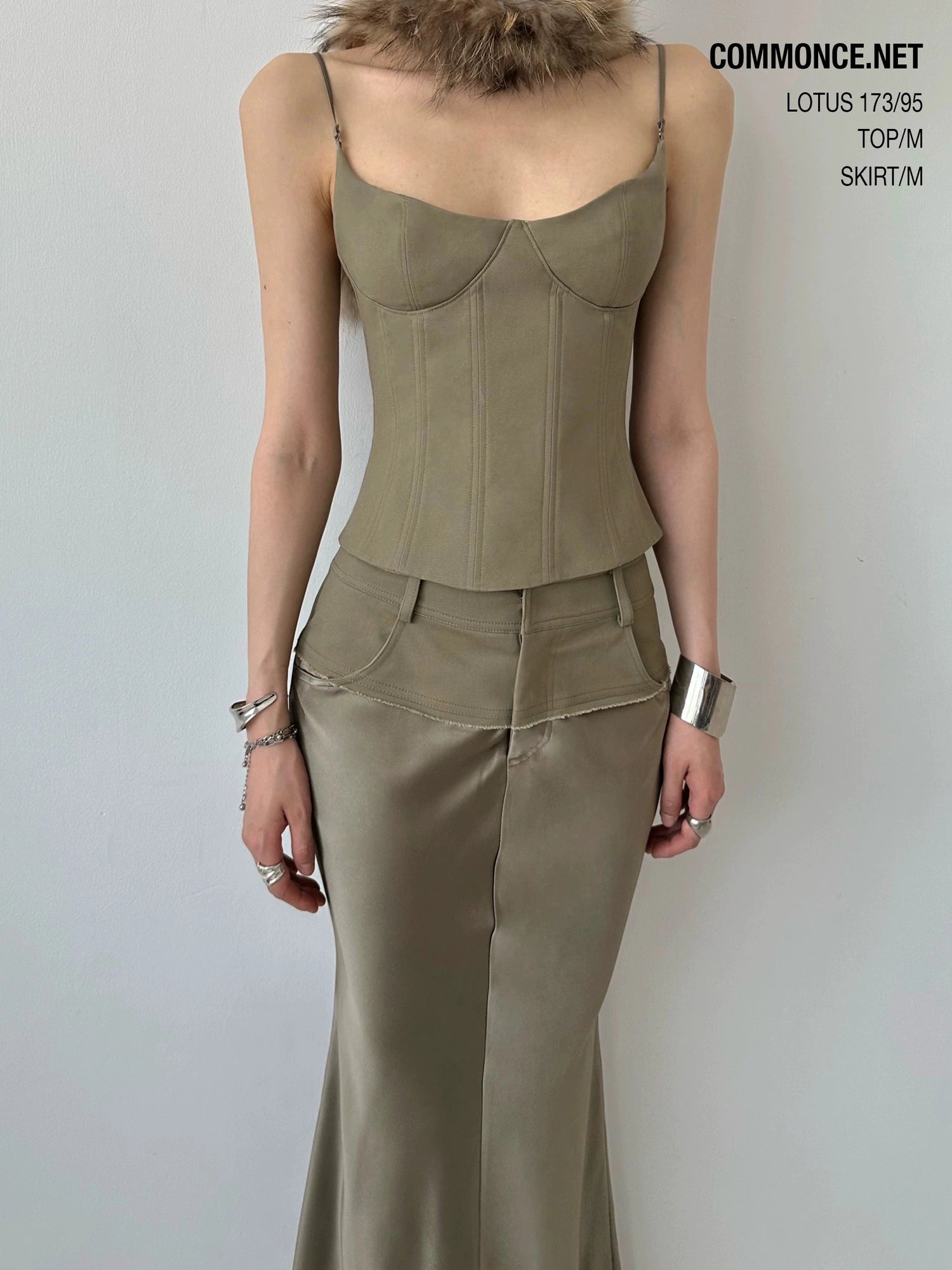 Boned Corset Bralette Top With Detachable Straps