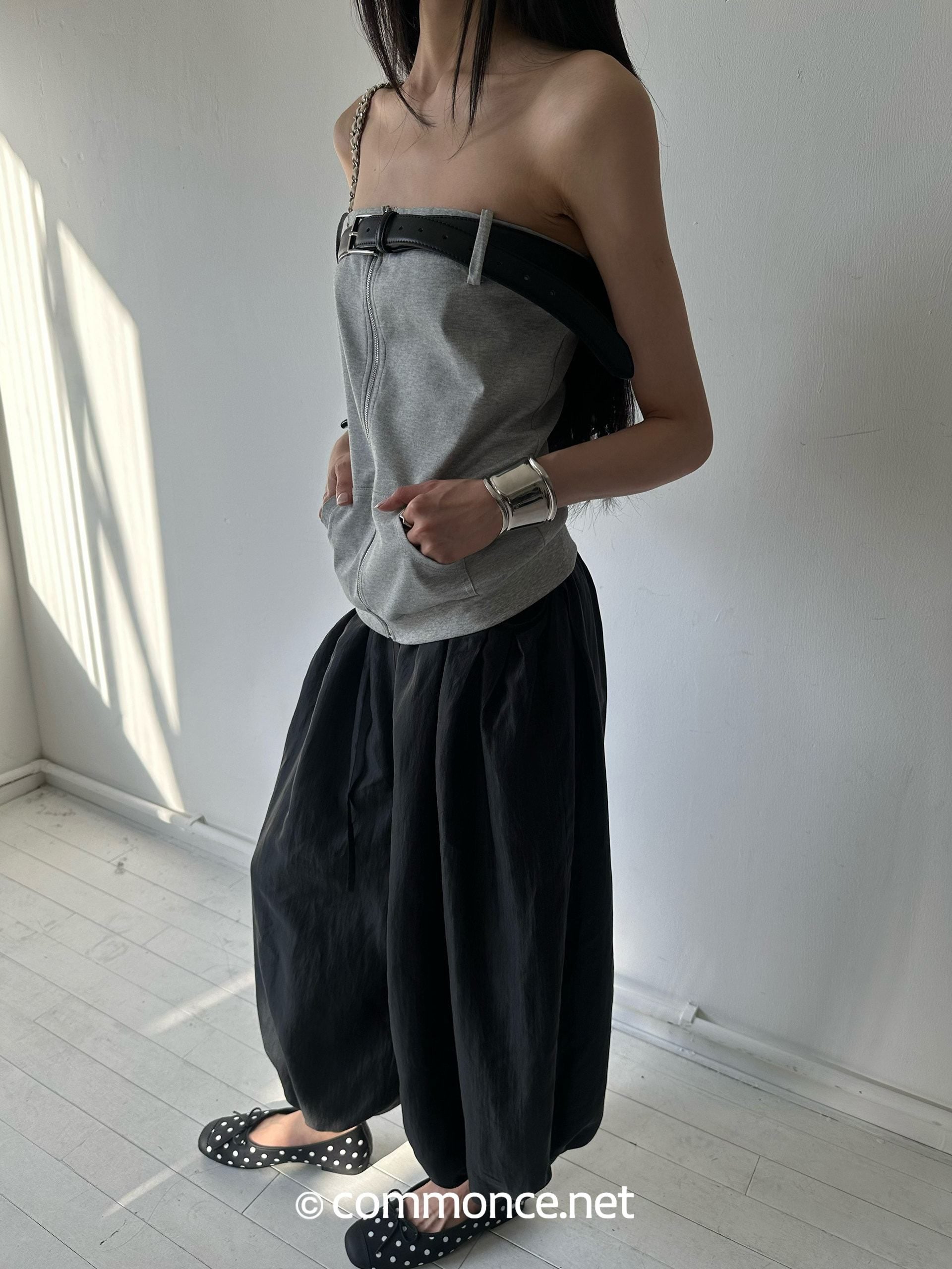 commonce_net_Balloon_Silhouette_Adjustable_Drawstring_Hem_Women&