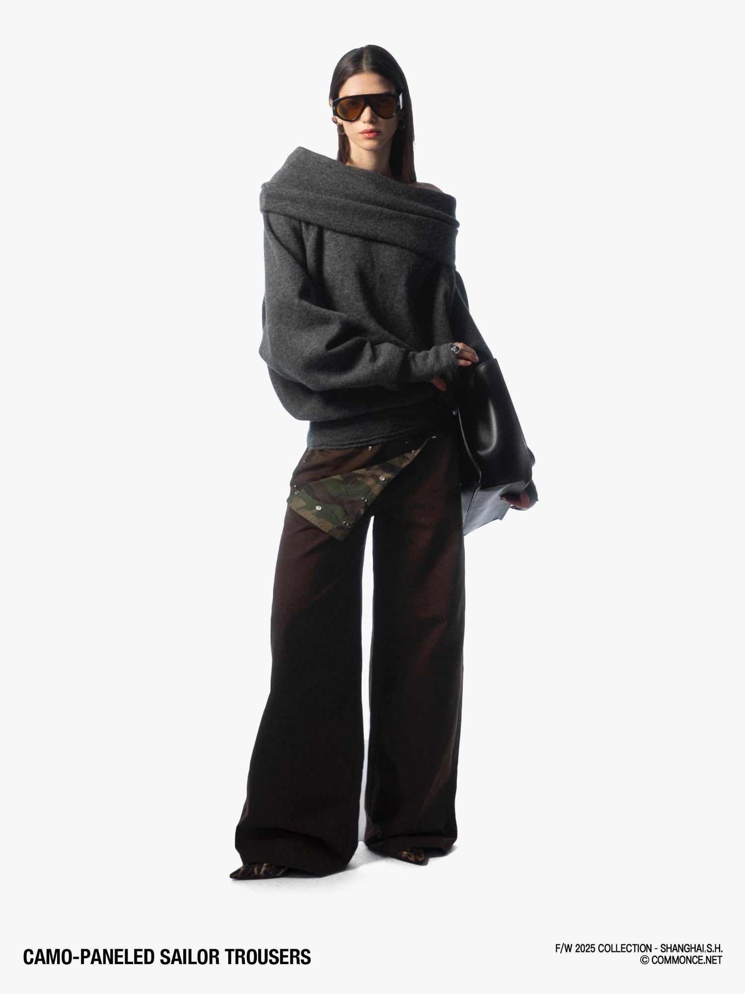 commonce net Dark Army Green Camo Patchwork Sailor Women&