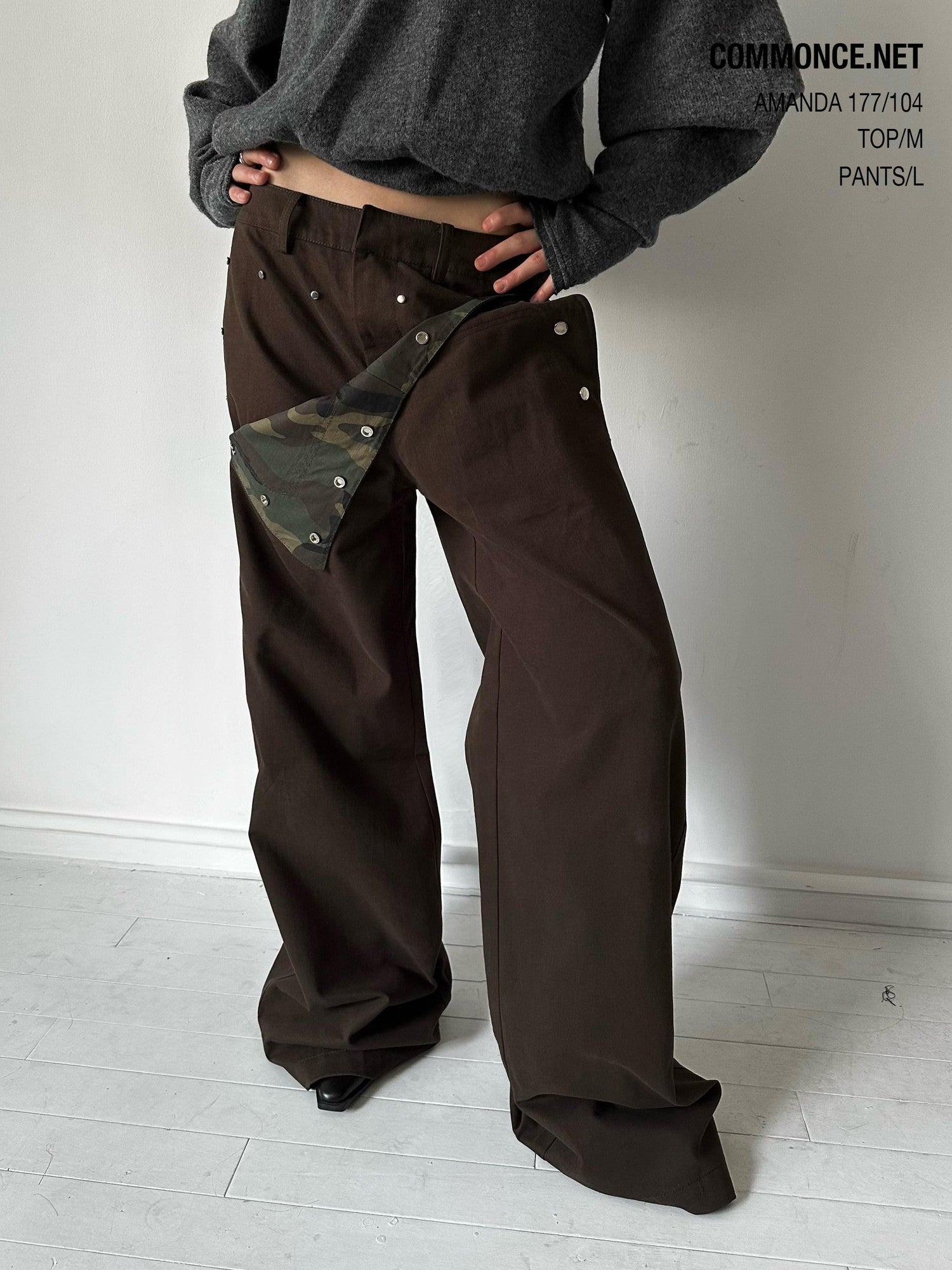 commonce net Dark Army Green Camo Patchwork Sailor Women&