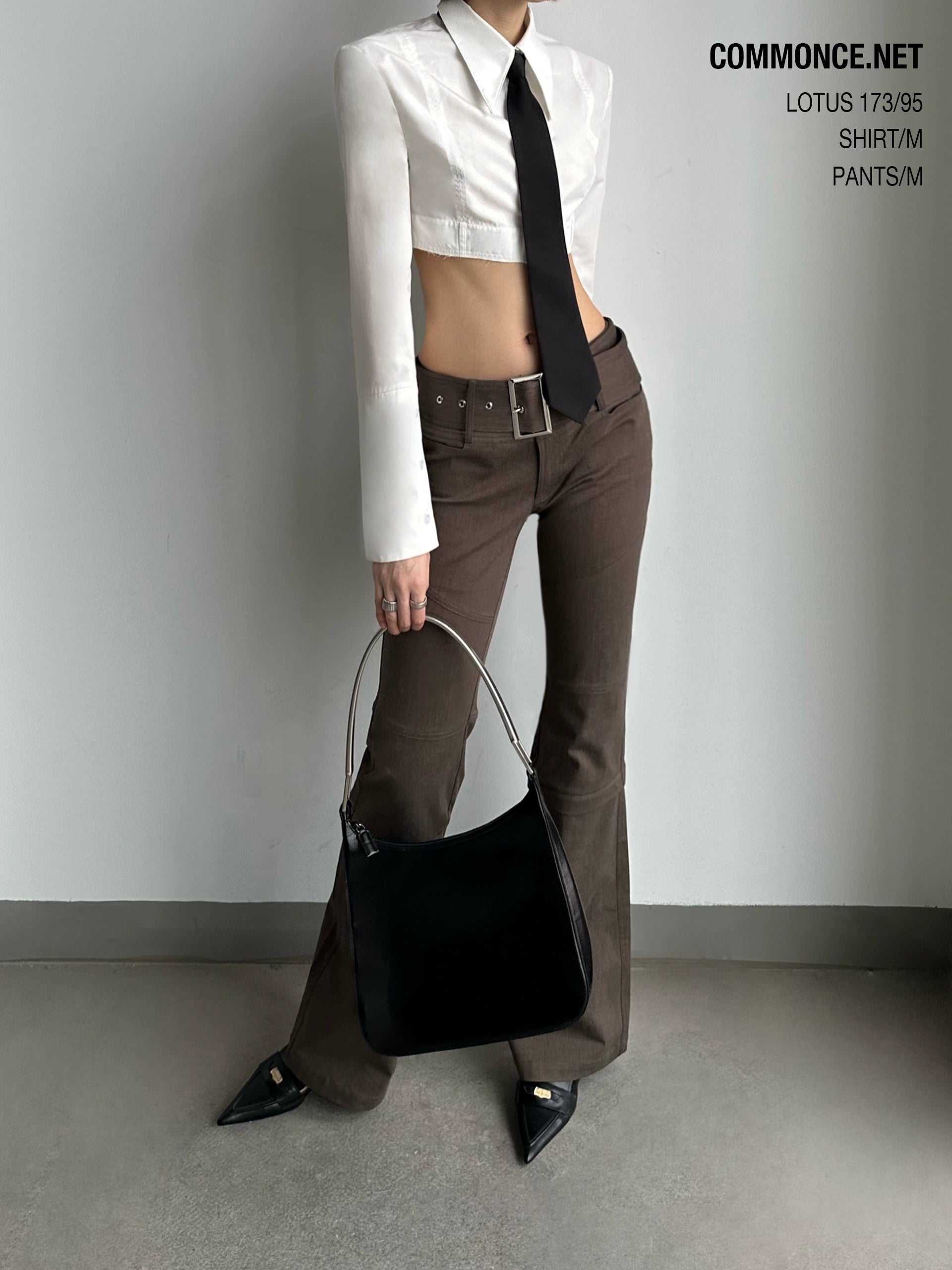commonce_net_Draped_Asymmetrical_Detachable_Leg_Low_Rise_Cargo_Pants_MISSTT