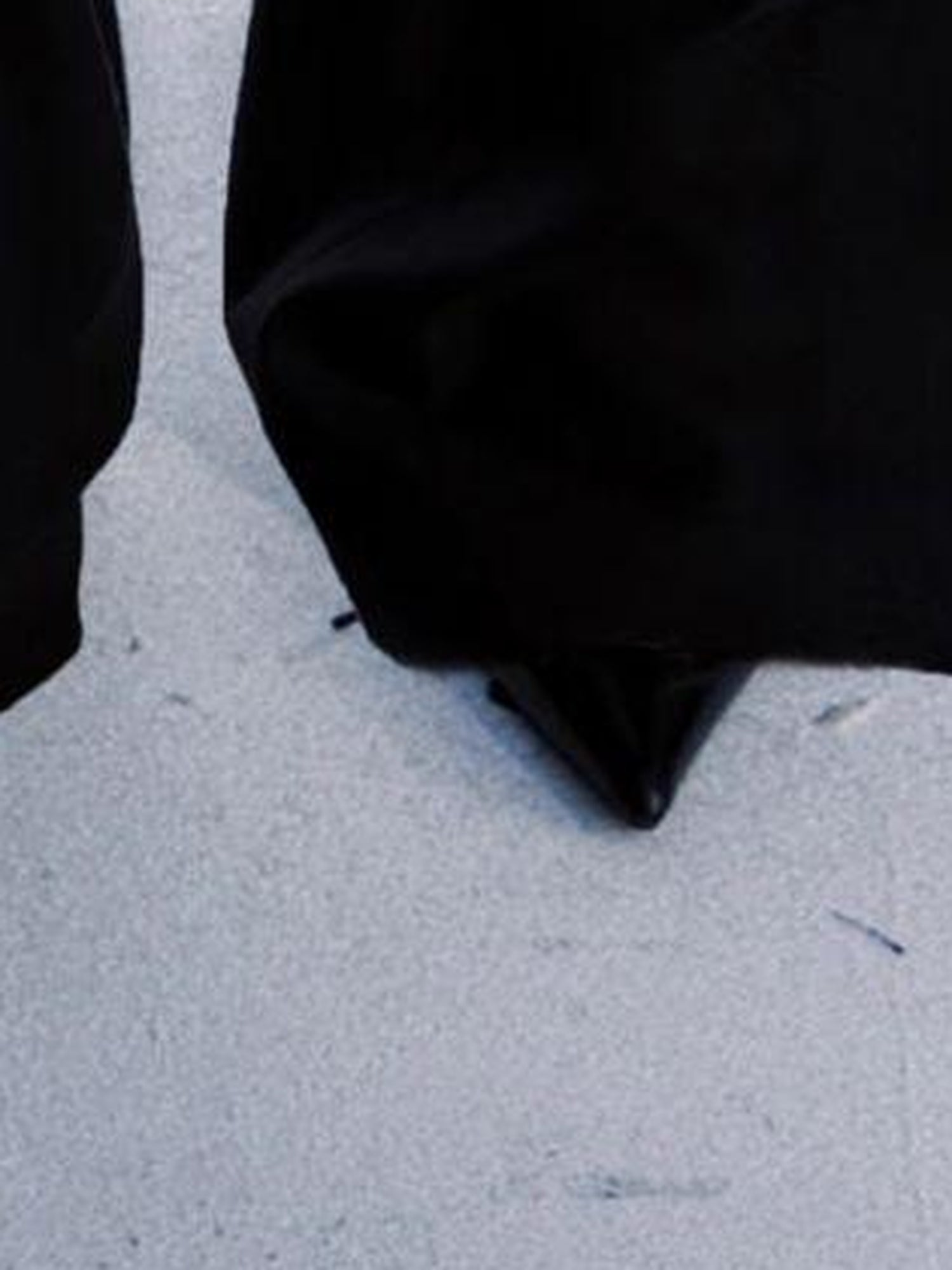 commonce net Lace Panel Pleated Trousers With Straight Leg