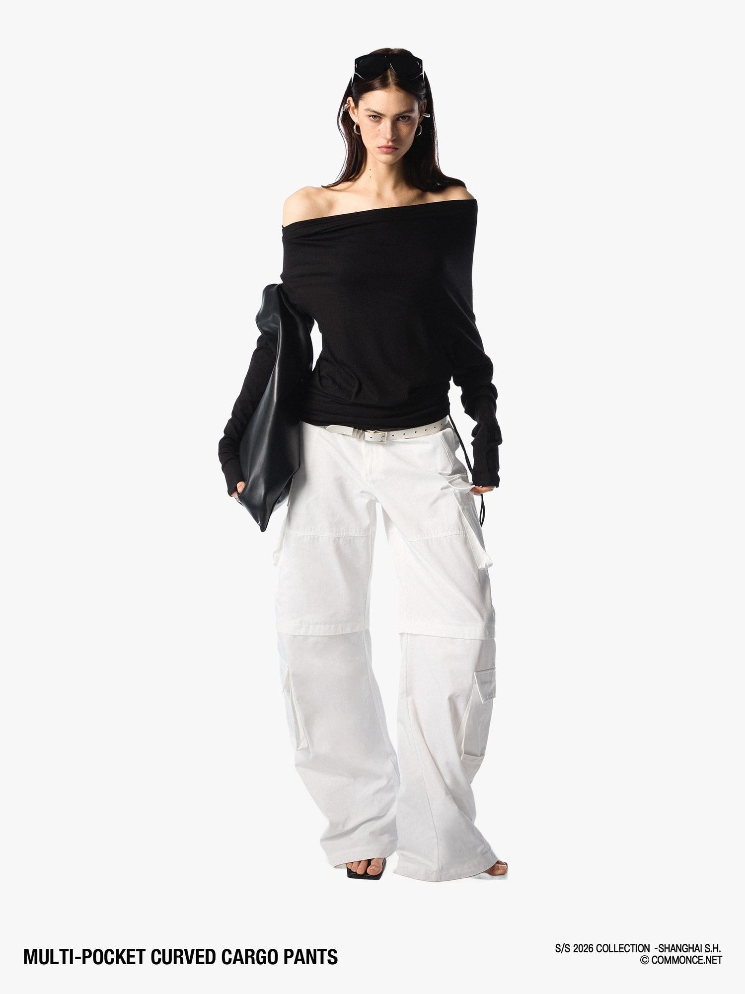 commonce net Long Structured Multi Pocket Women&