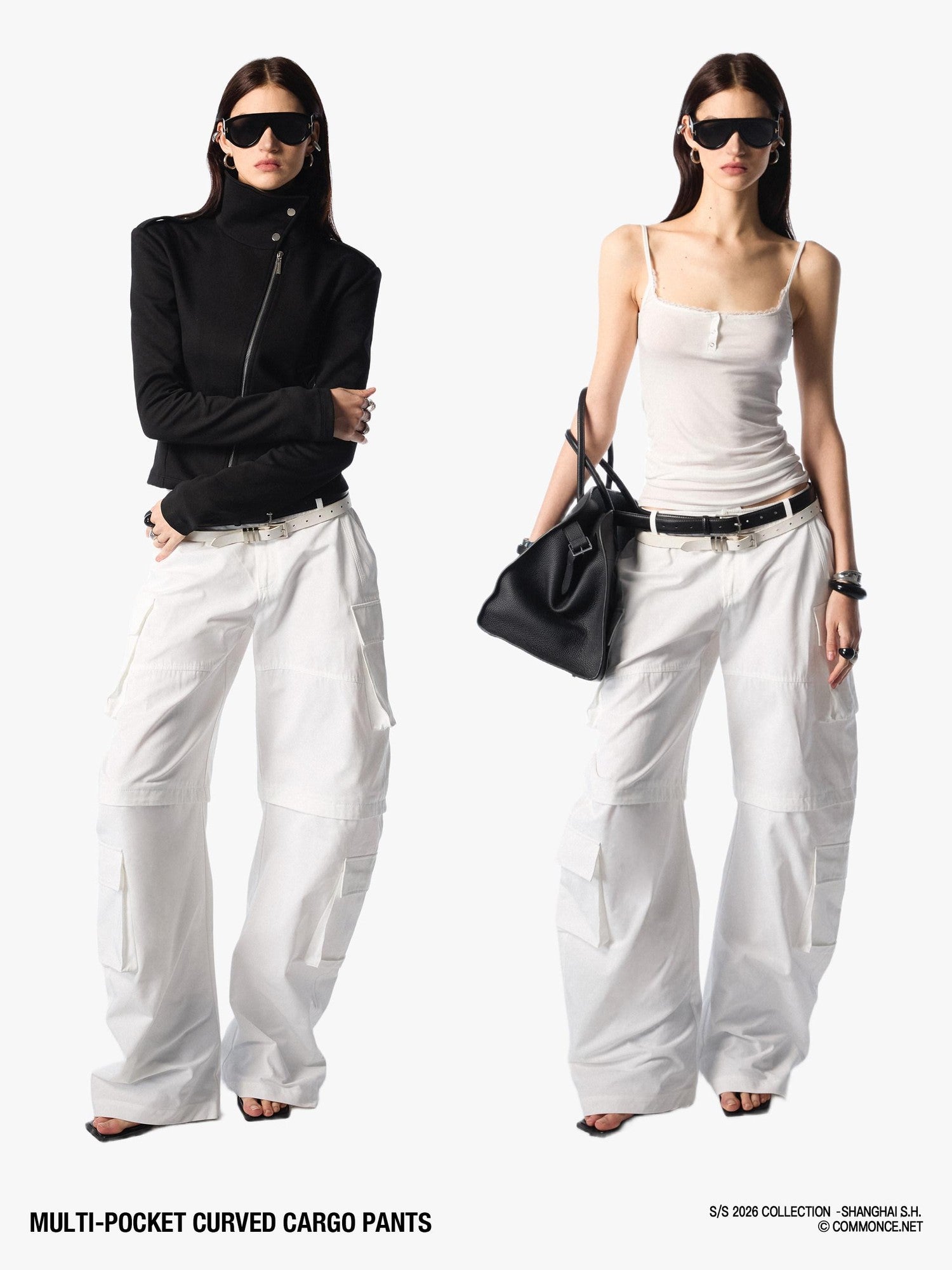 commonce net Long Structured Multi Pocket Women&