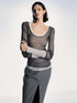 Reversible Sheer Ribbed Base Layer T-shirt