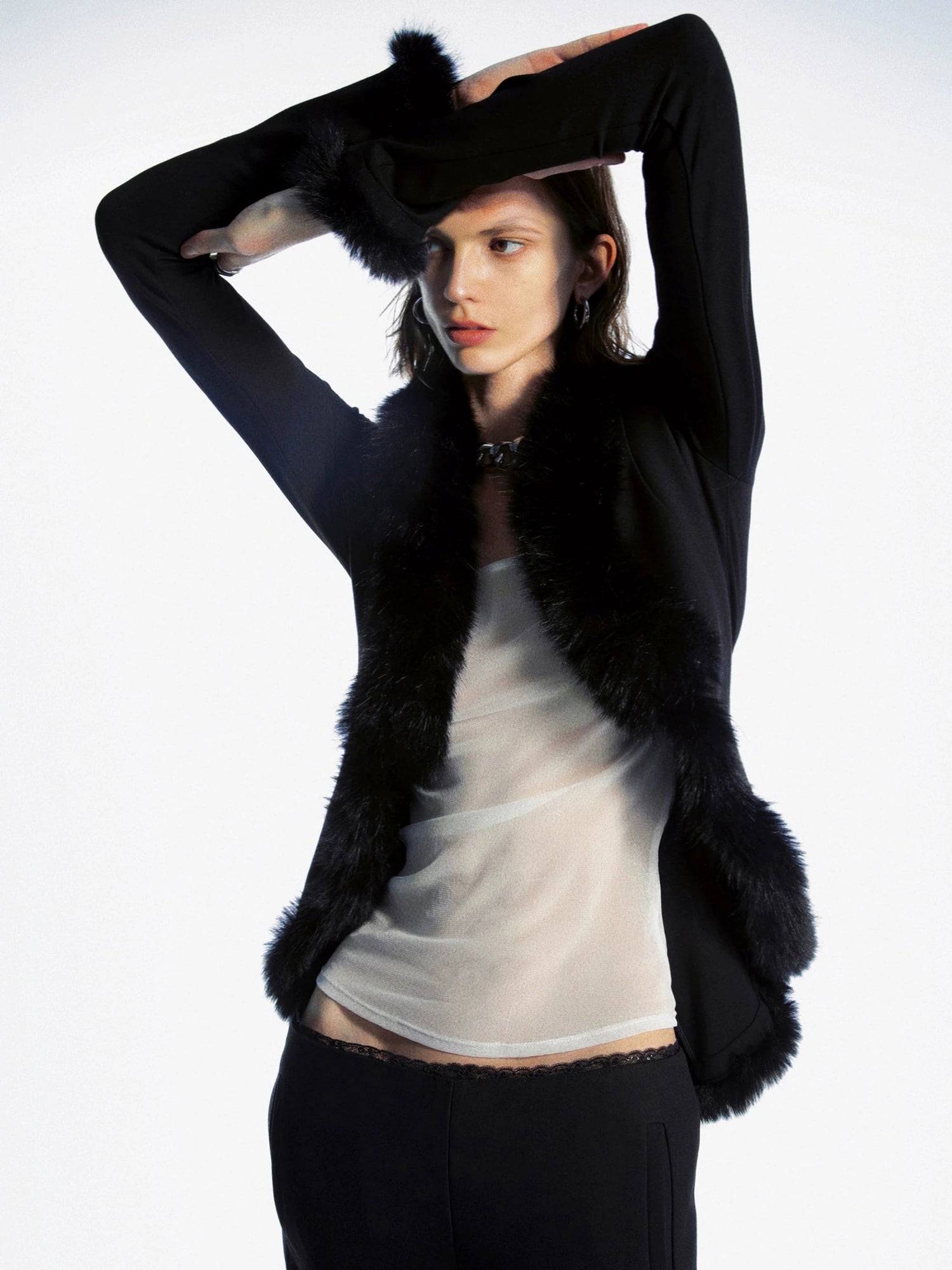 Reversible Sheer Ribbed Base Layer T-shirt