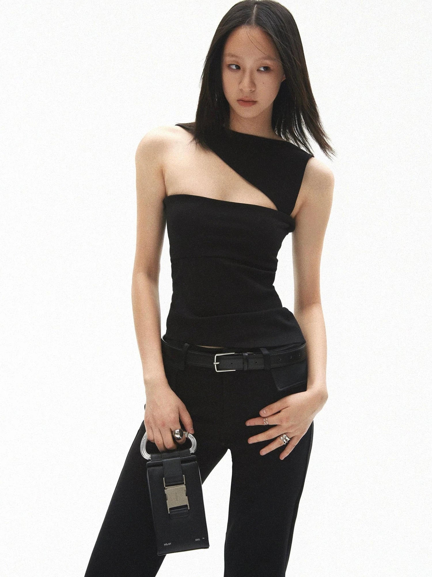 Two-Way Spliced Hollow Tube Top