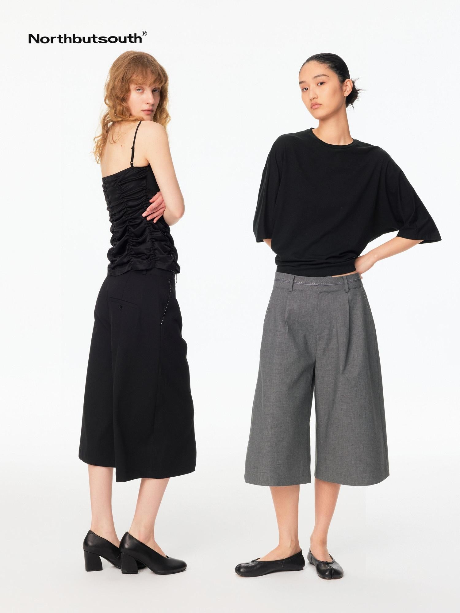 Northbutsouth Pearl Trim Pocket Straight Leg Relaxed Women&