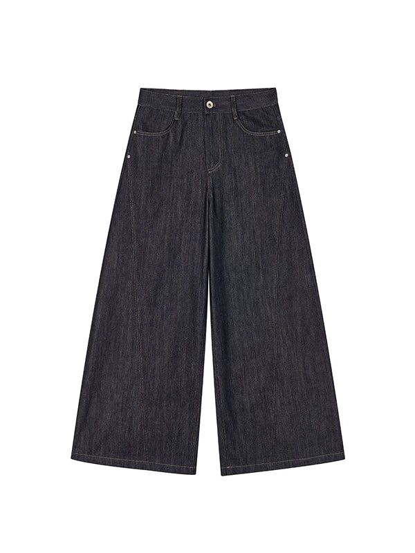 Vintage American Split Flare Jeans Wide Leg Pants