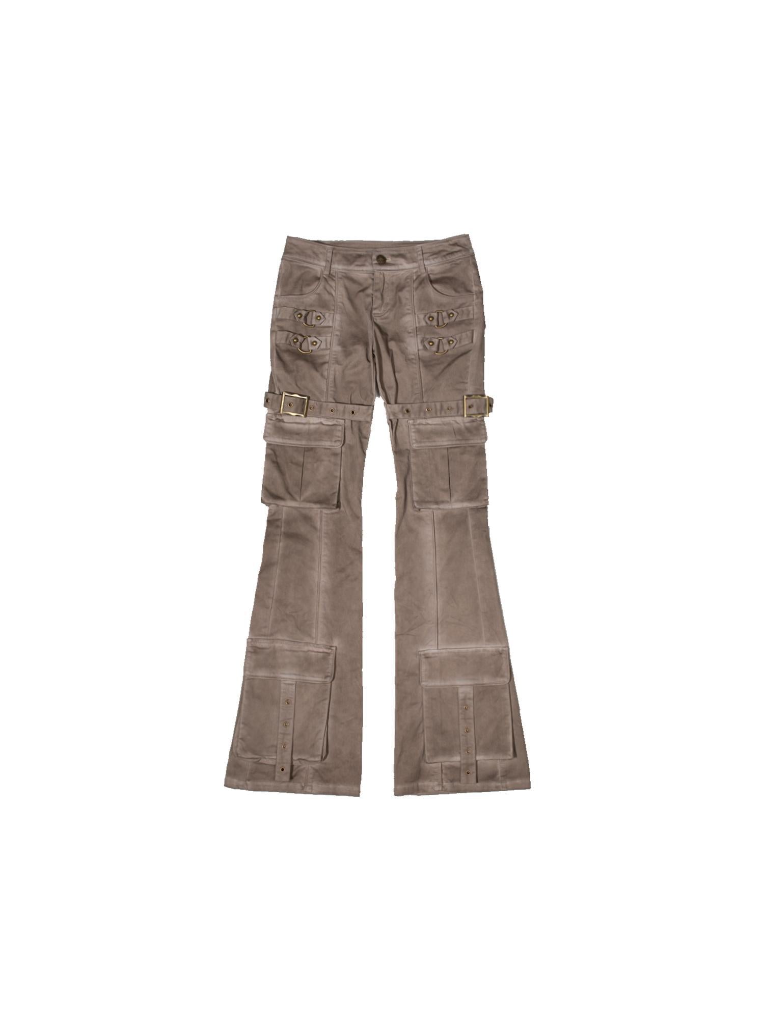 ARIADNAw Rusty Heavy Punk Maillard Work Pants For Street