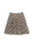 Vintage Plaid Pleated Skirt Short Jk Skirts