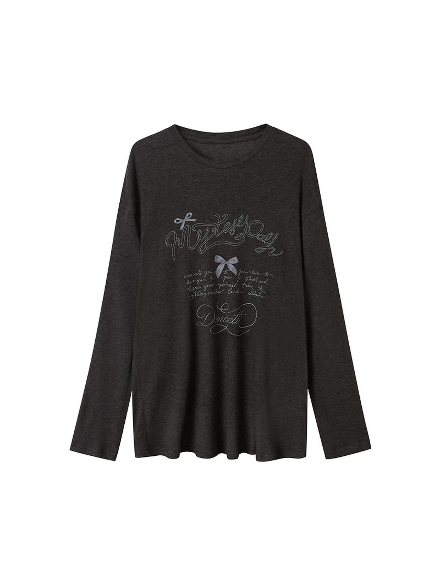 DIDDI MODA Amor Fati Cotton Blend Tee Straight Jeans Set