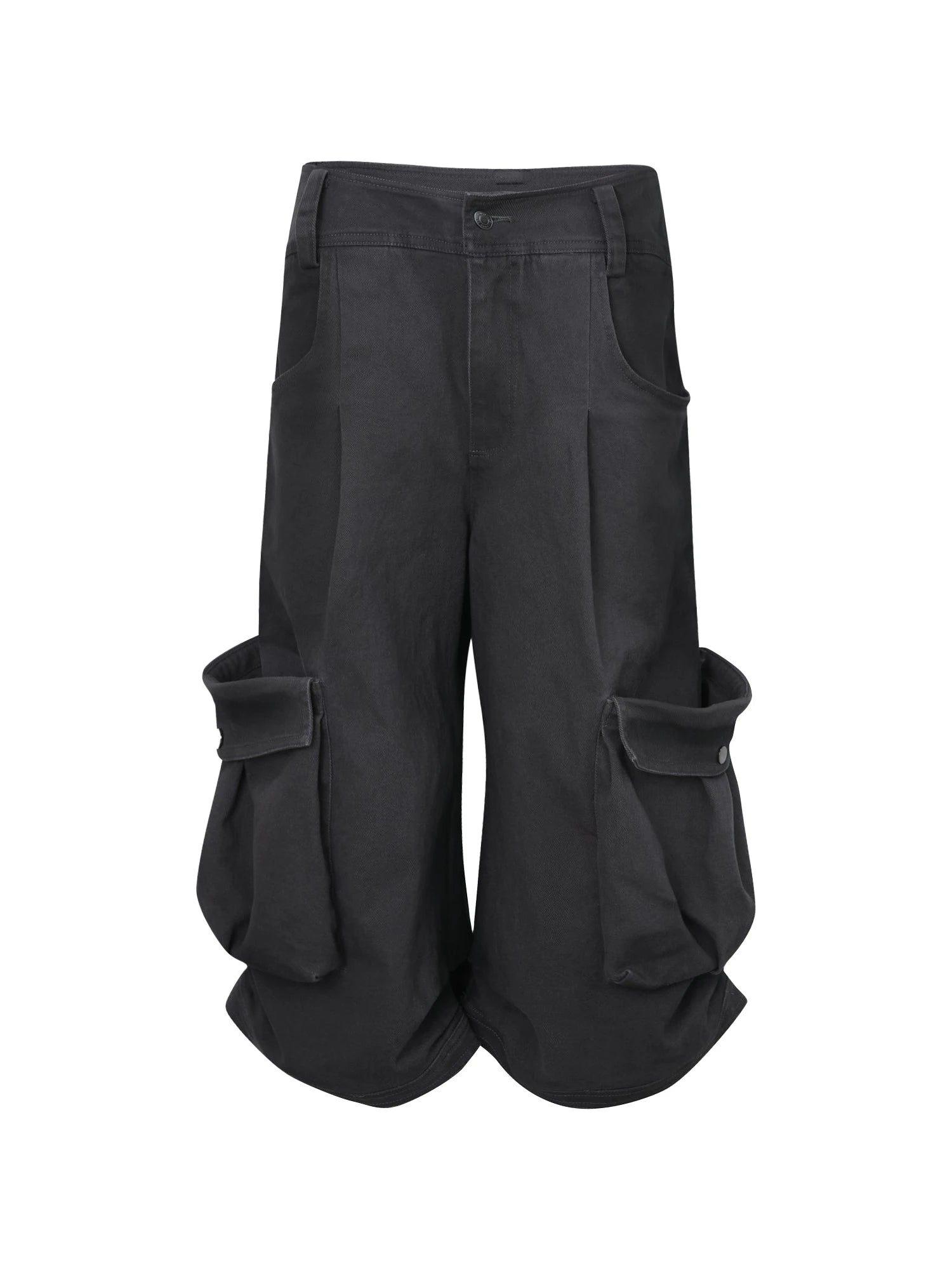 Vintage Washed Cargo Lantern Shorts